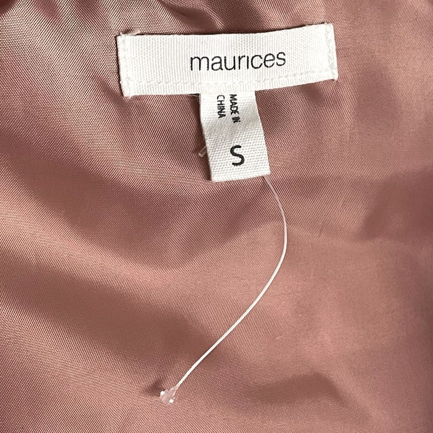 Vintage Maurices Women Coral Pink Lightweight Stretch Hybrid Quilted Puffer Zip Vest S Vest Size S / US 4 / IT 40 - 4 Thumbnail