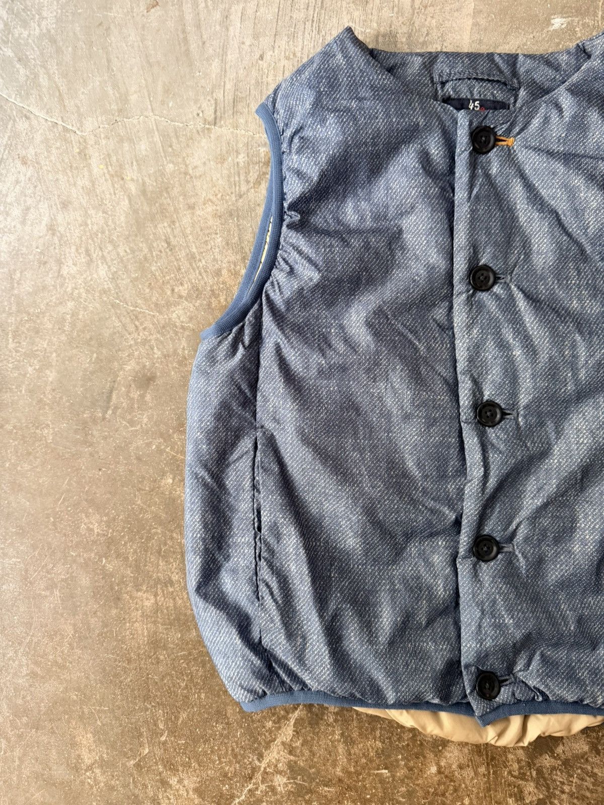 45rpm 45r Vest Kapital Comme des Garçons Blue Blue Japan Beams Size M / US 6-8 / IT 42-44 - 3 Thumbnail