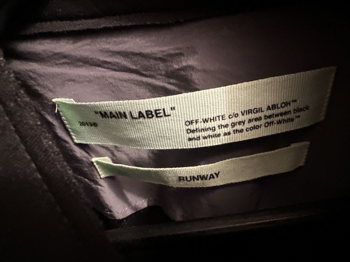 Off-White Grey Mesh Pocket Anorak Jacket