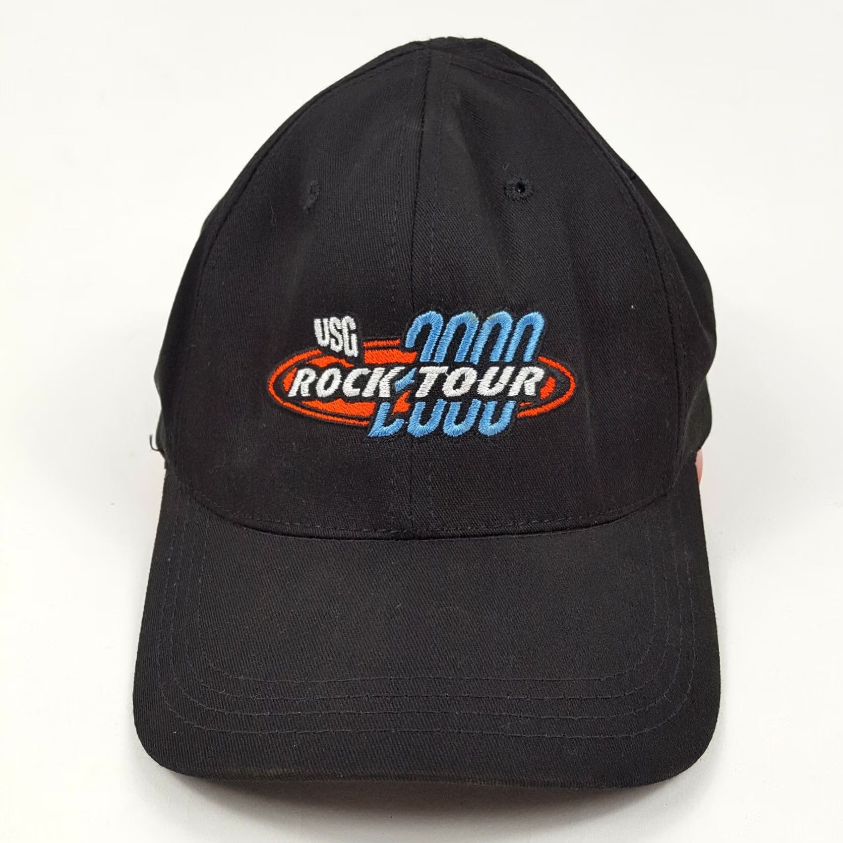 NASCAR VINTAGE NASCAR Rock Tour 2000 Snapback Hat Baseball Cap Men Adjustable Black Embroidered Racing Cap Hat Size ONE SIZE - 2 Thumbnail