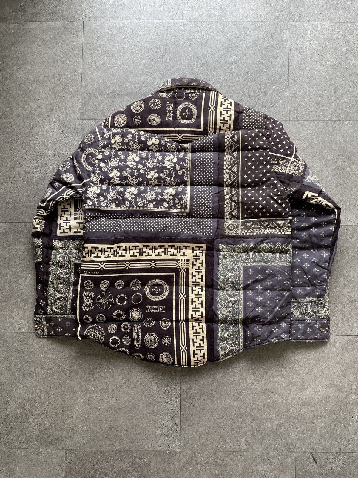 Visvim Visvim ICT Kerchief Down jacket bandana black FW19 Size US XL / EU 56 / 4 - 7 Thumbnail