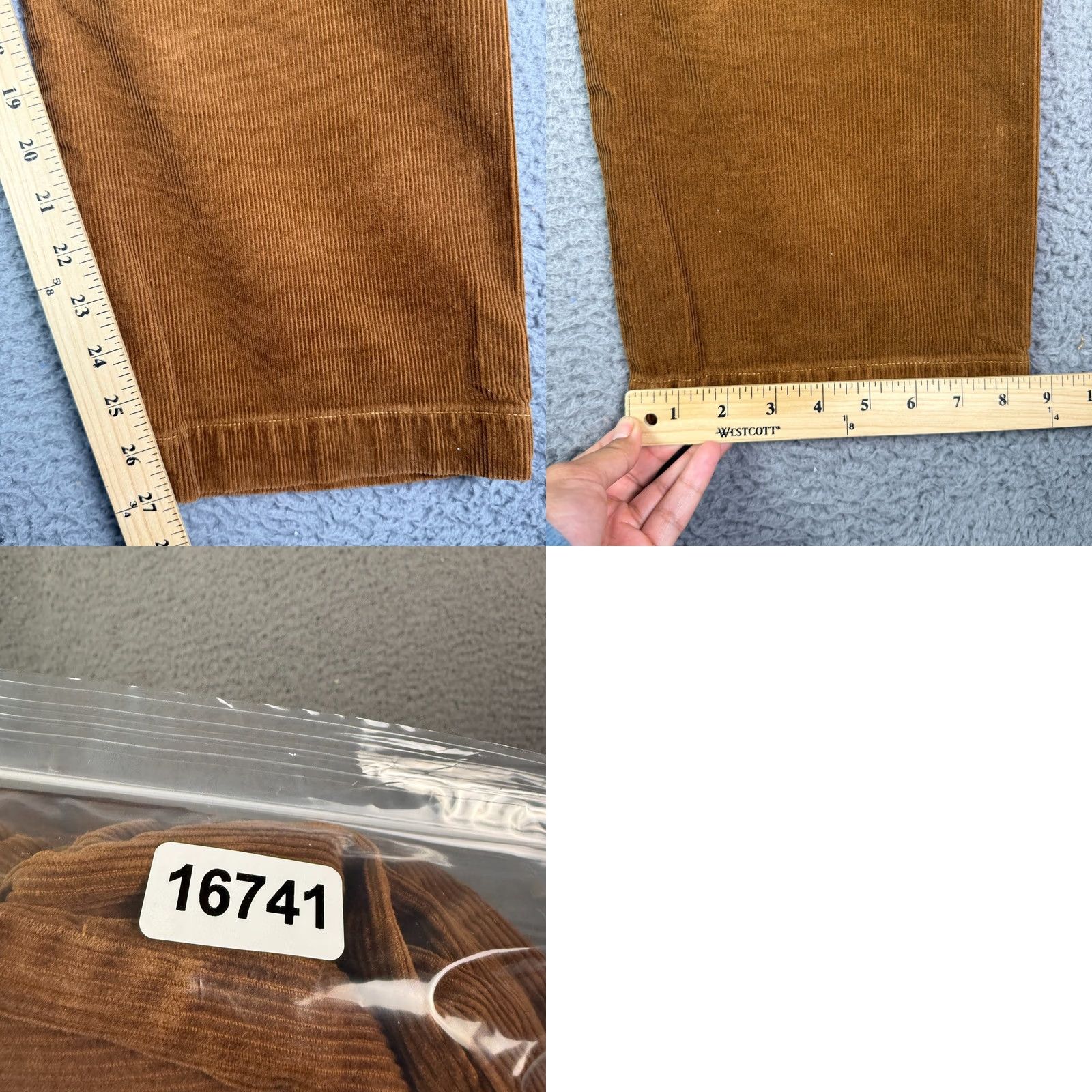 Buck Mason Buck Mason Craftsman Corduroy Pants Mens 32x27 Brown Flat Front Relaxed Straight Pants Mens Brown Corduroy Buck Mason Craftsman Vintage: No Size US 32 / EU 48 - 8 Thumbnail