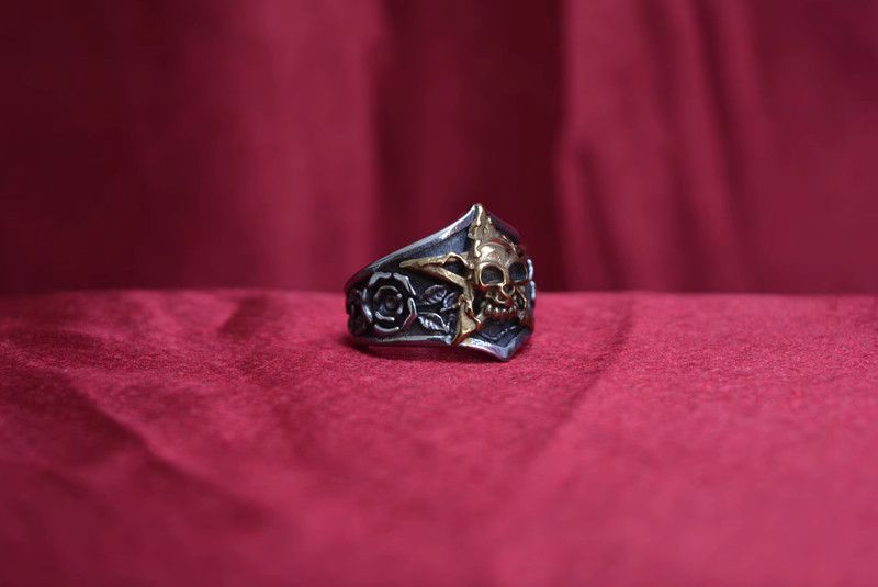 Jewelry Skull New Trend Jewelry Rings Open Chrome Ring (Size 7-13) Size ONE SIZE - 4 Thumbnail