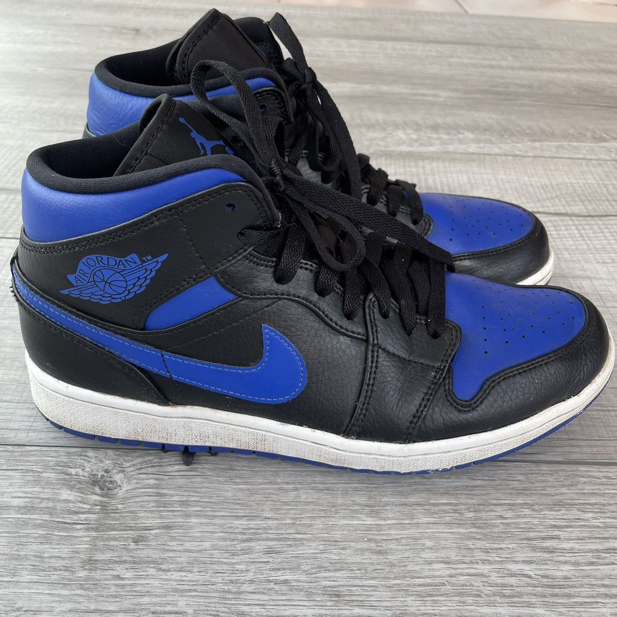 nike air jordan 1 blue black
