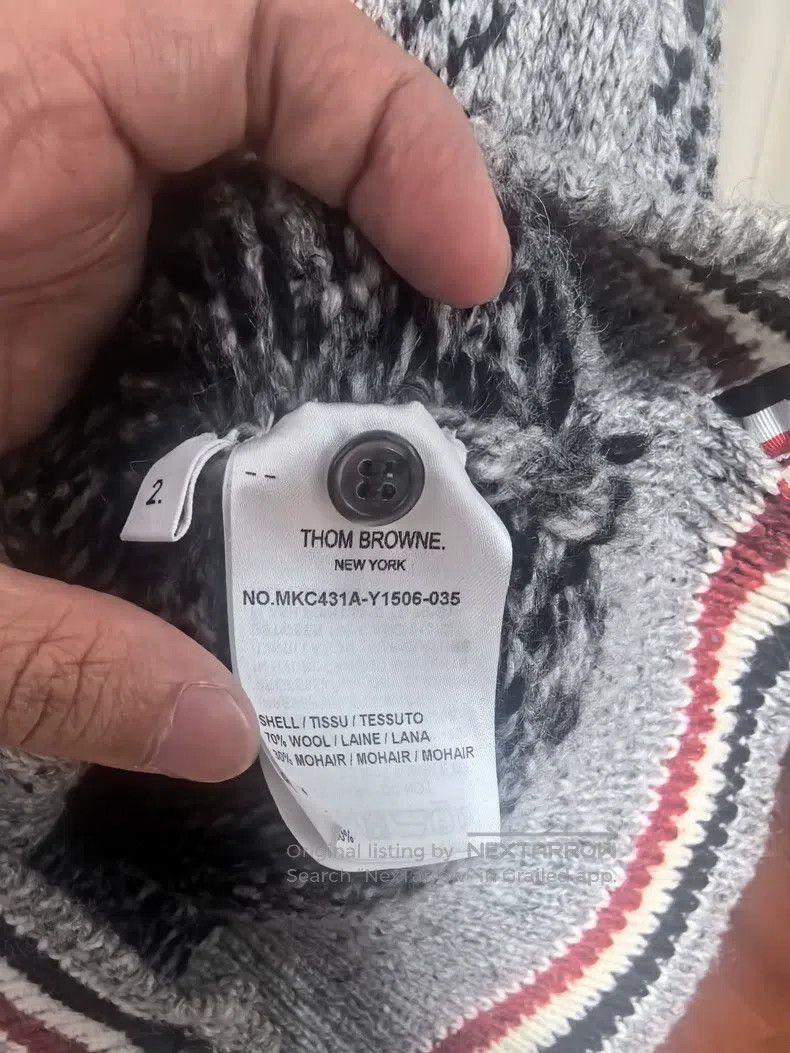 Thom Browne Thom Browne Wool Cardigan Size US M / EU 48-50 / 2 - 4 Thumbnail