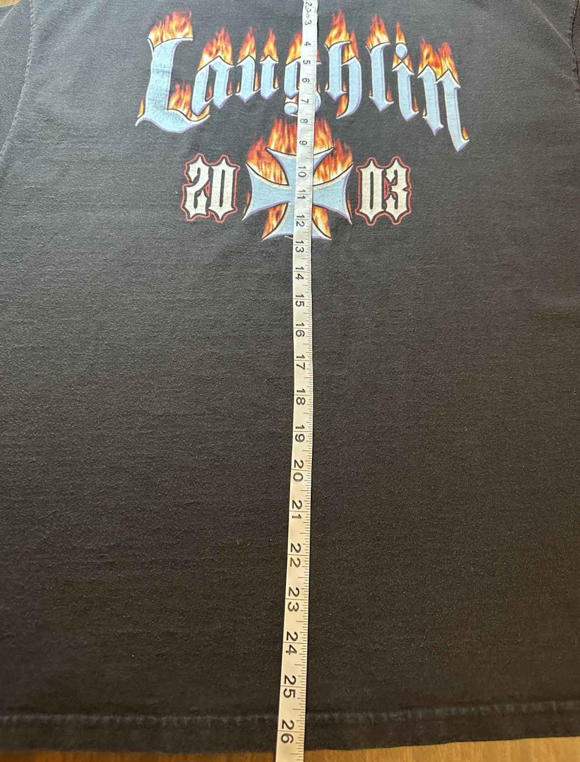 West Coast Choppers ⛓️ Vintage 2003 Laughlin Choppers Motorcycle Flames Tee Size US L / EU 52-54 / 3 - 6 Thumbnail