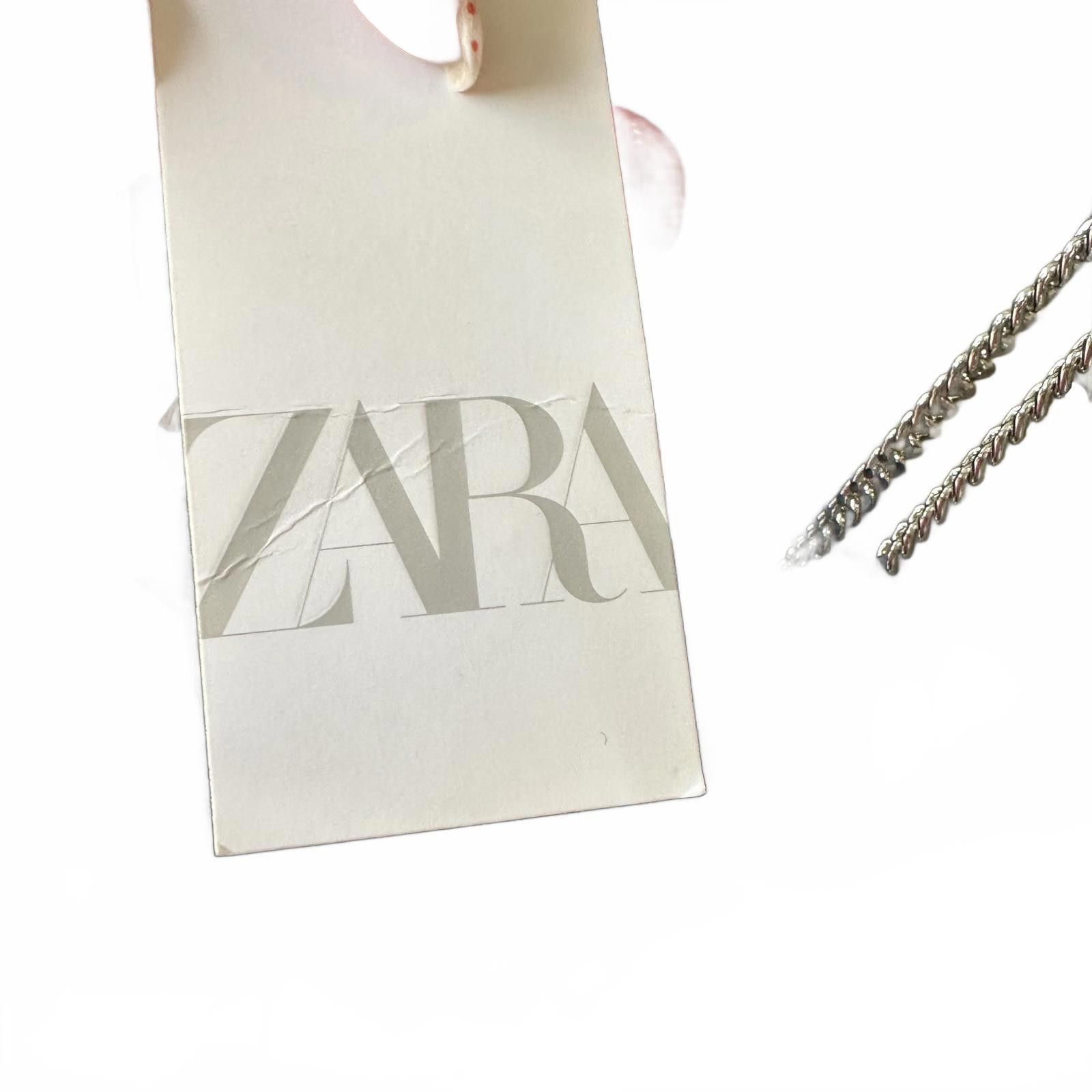 Zara ZARA Velvet Slip Dress with chain strap Black Size M Size M / US 6-8 / IT 42-44 - 3 Thumbnail