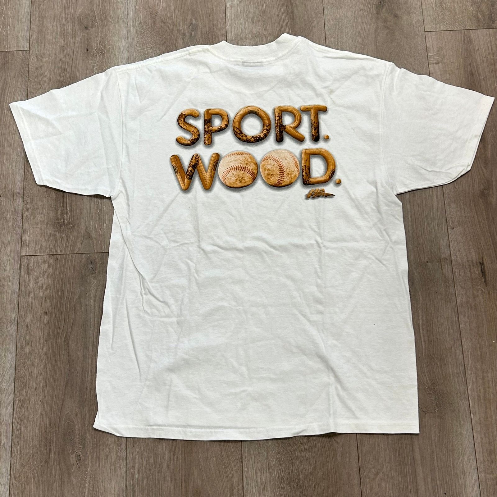 No Fear No Fear Sport Wood Baseball Tee T Shirt Size XL B4 Size US XL / EU 56 / 4 - 1 Thumbnail