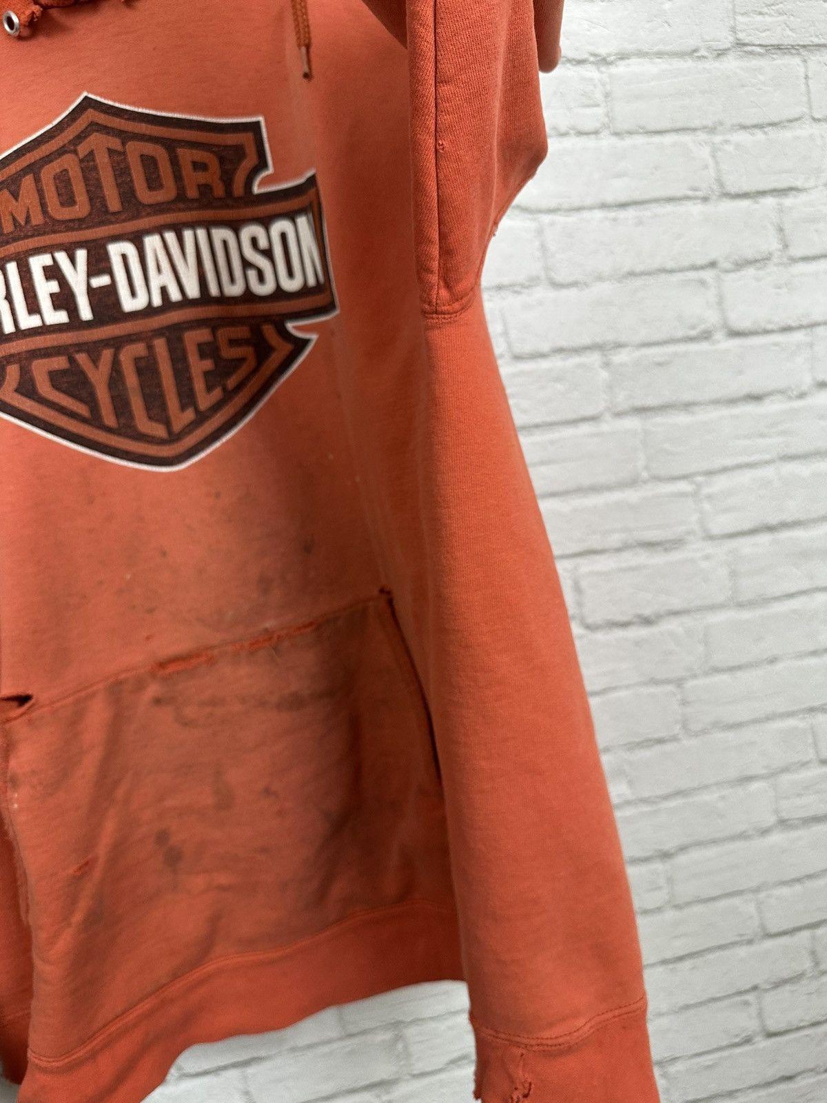 Harley Davidson (XL) ABSOLUTELY BLASTED OUT THRASHED Harley Davidson Hoodie Size US XL / EU 56 / 4 - 17 Thumbnail