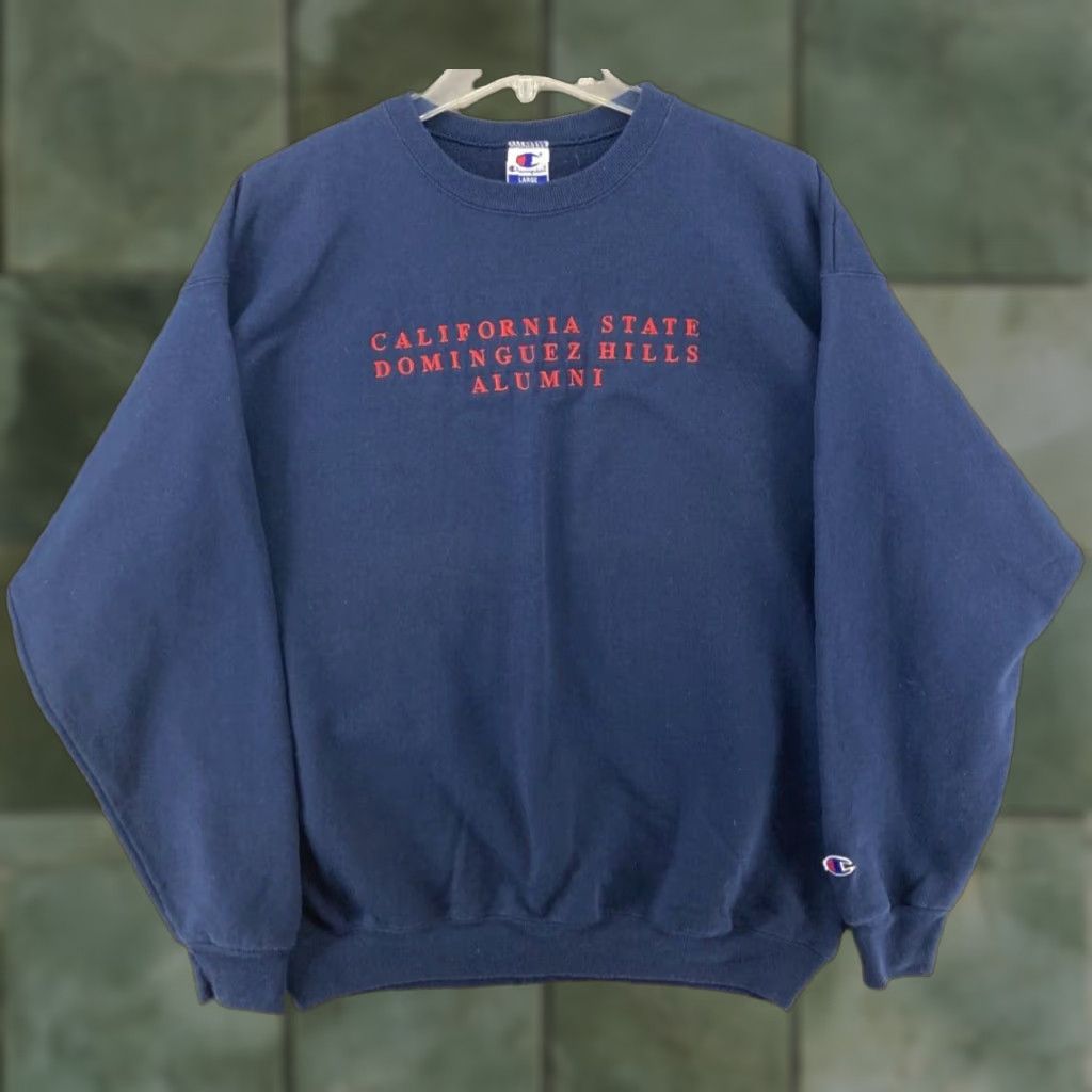 Champion VINTAGE Champion Sweatshirt Men L Californa State Blue Mens Size US L / EU 52-54 / 3 - 1 Thumbnail