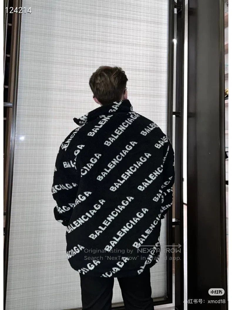 Balenciaga Balenciaga Full Print Teddy Fleece Jacket Size XS / US 0-2 / IT 36-38 - 9 Thumbnail
