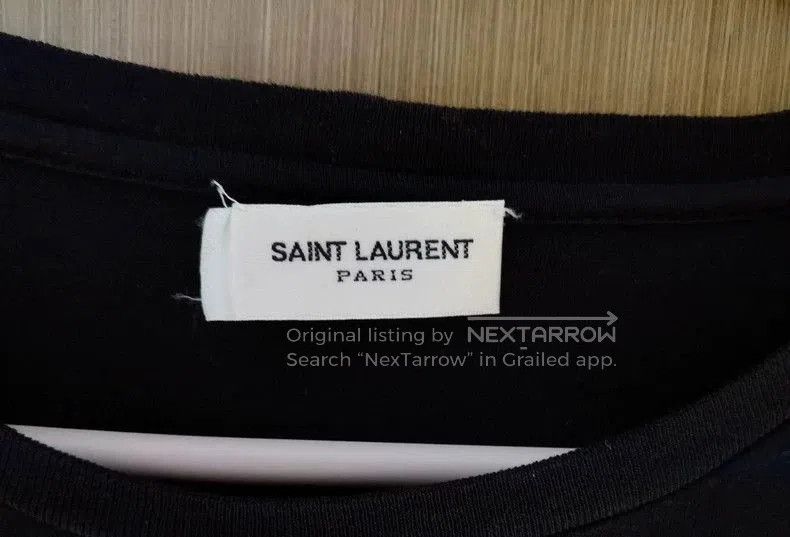 Saint Laurent Paris Saint Laurent Black Blood Tooth T. Size US S / EU 44-46 / 1 - 3 Thumbnail