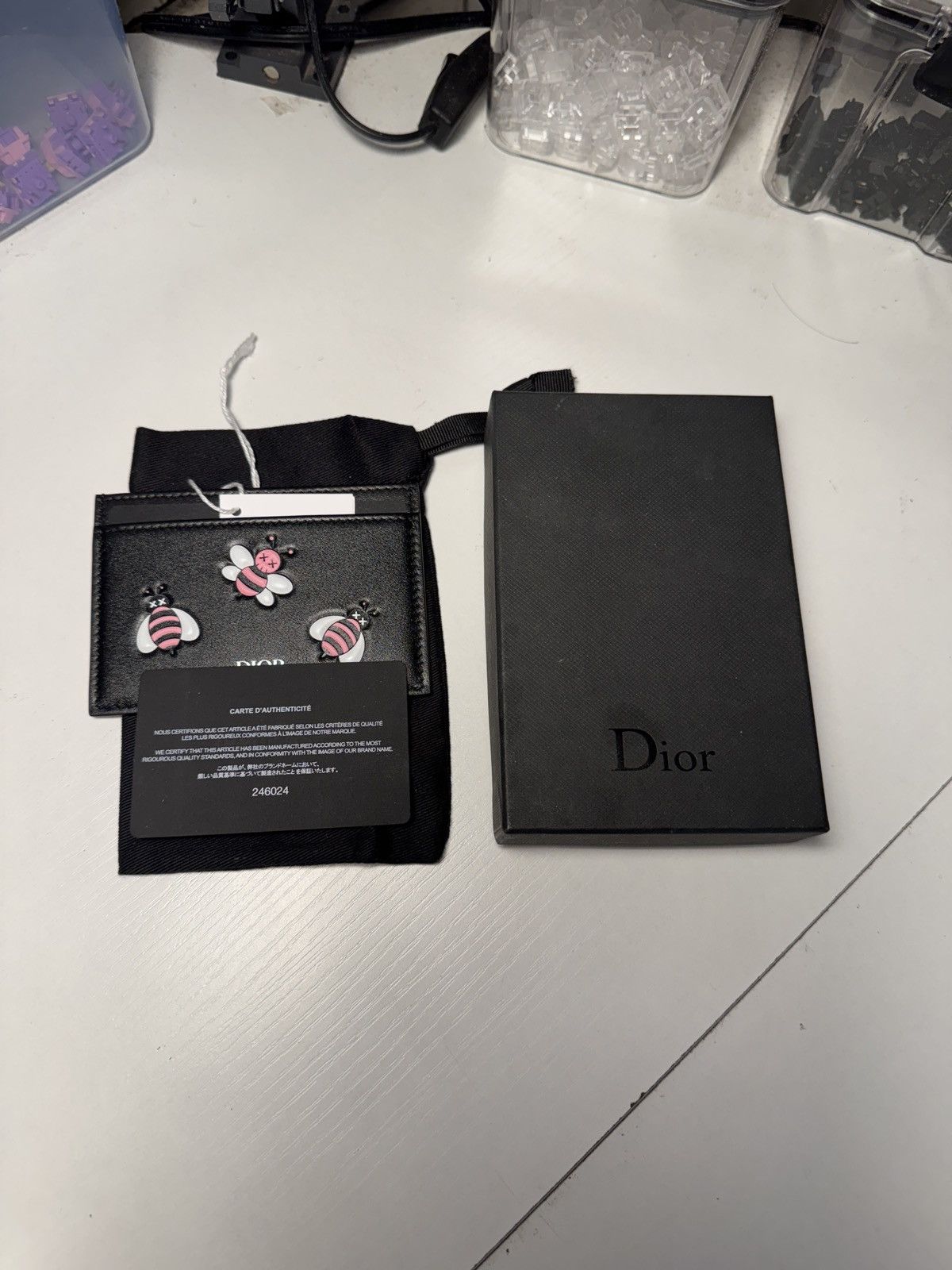 Dior × Kaws Kaws x Dior Cardholder Pink Size ONE SIZE - 4 Thumbnail