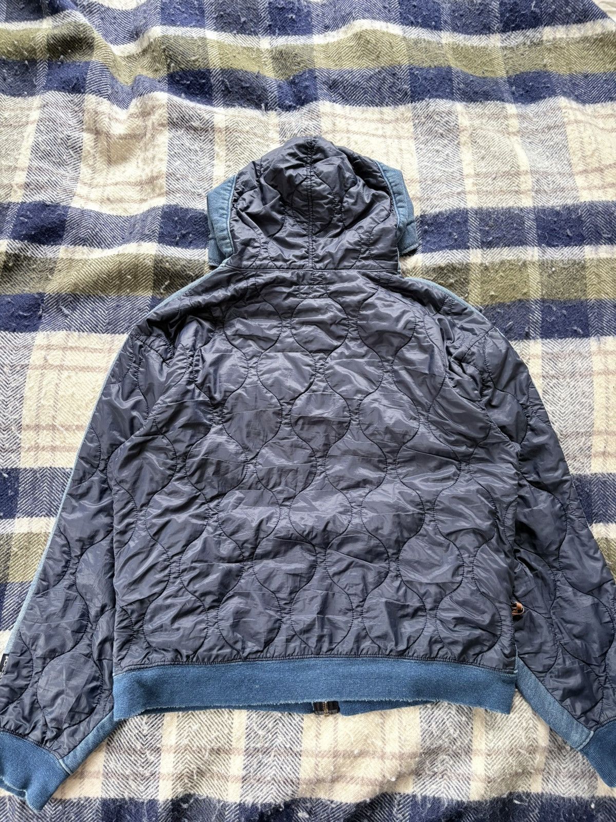 Kapital RARE Kapital Bivouac Zip Quilted Hoodie Size US L / EU 52-54 / 3 - 12 Thumbnail