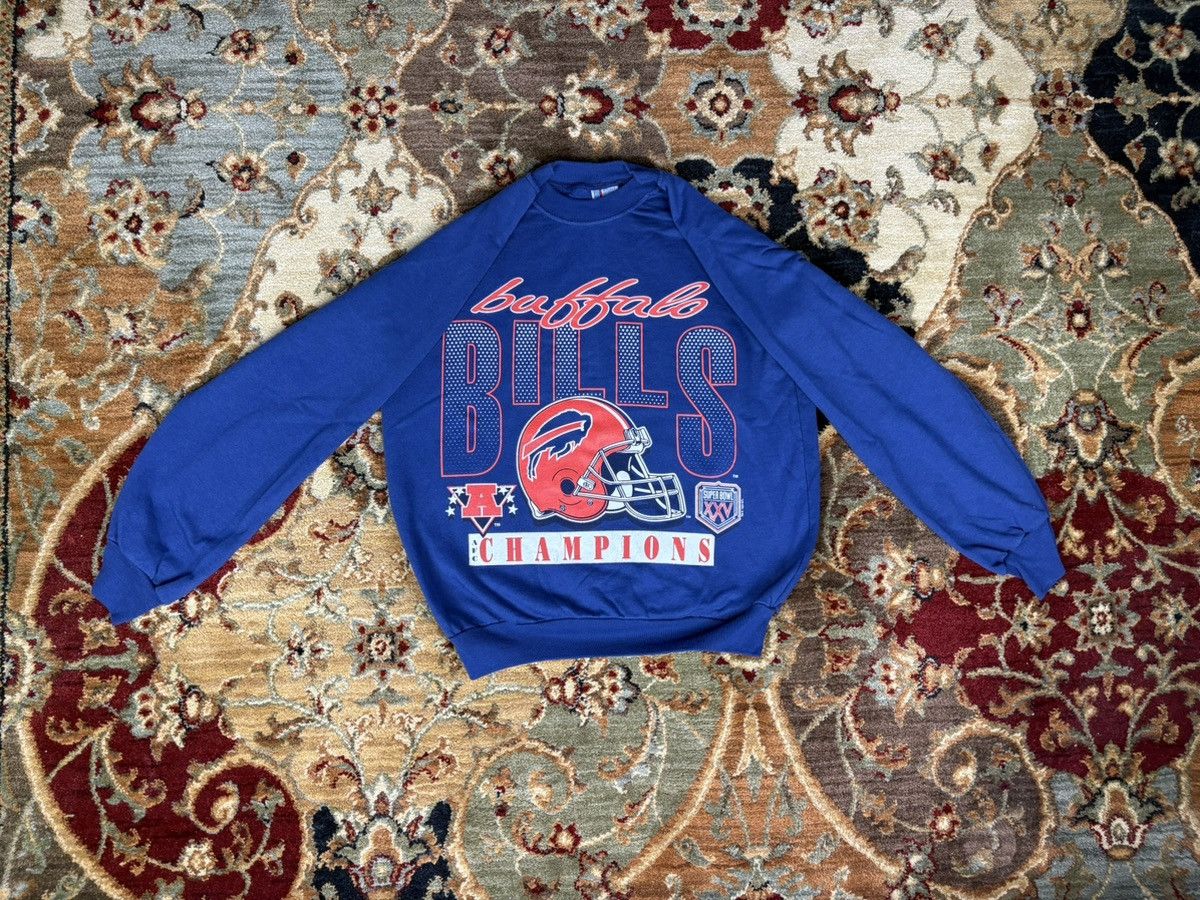 NFL × Vintage Vintage Buffalo Bills Crewneck 1989 Size US M / EU 48-50 / 2 - 1 Thumbnail