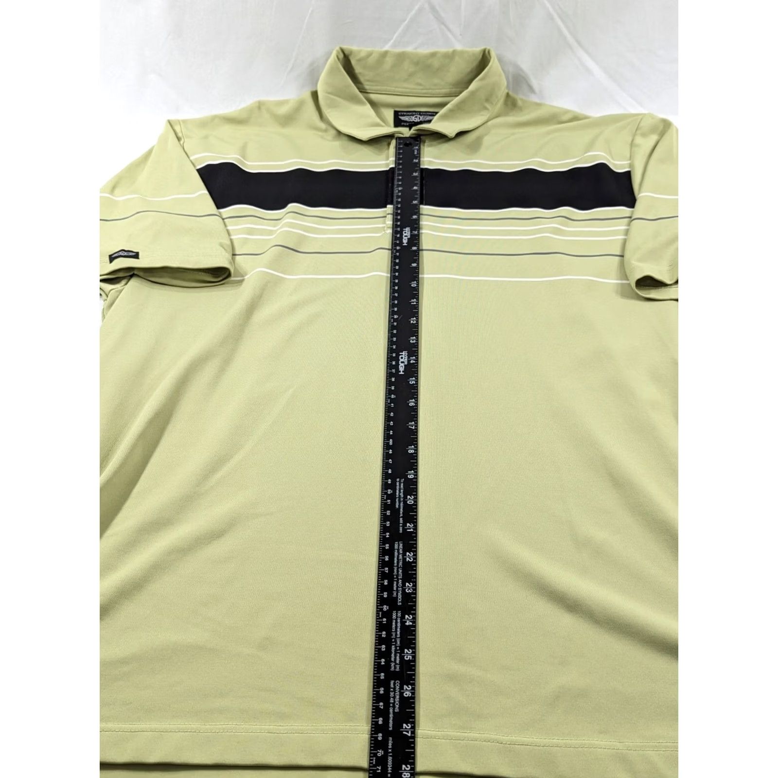 Vintage Straight Down Polo Shirt Mens XL Green Performance Quail Creek Golf Club Logo Shirt Size US XL / EU 56 / 4 - 5 Thumbnail