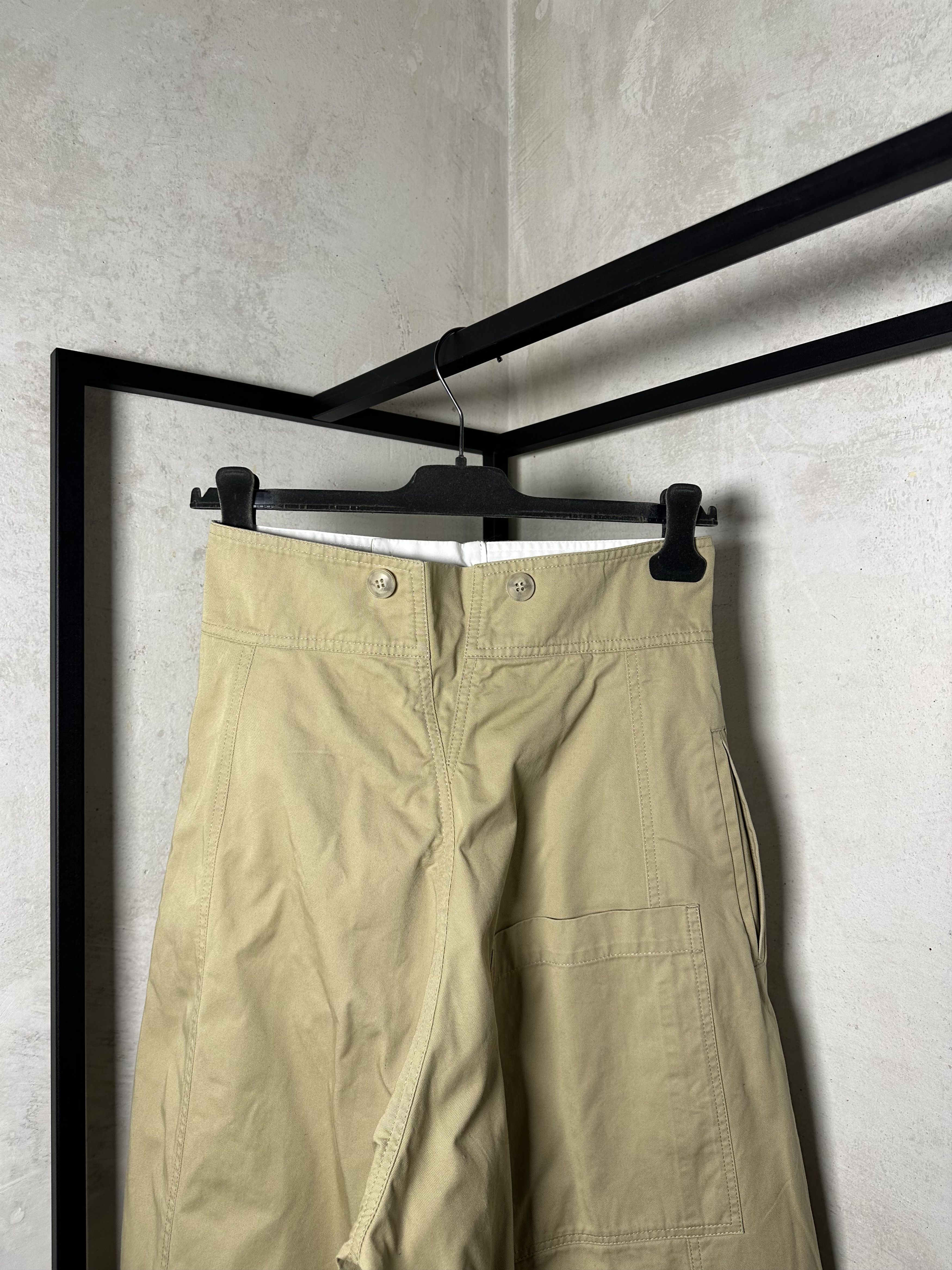 Japanese Brand QUIRA High-Waisted Wide-Leg Trousers Size 27" / US 4 / IT 40 - 6 Thumbnail