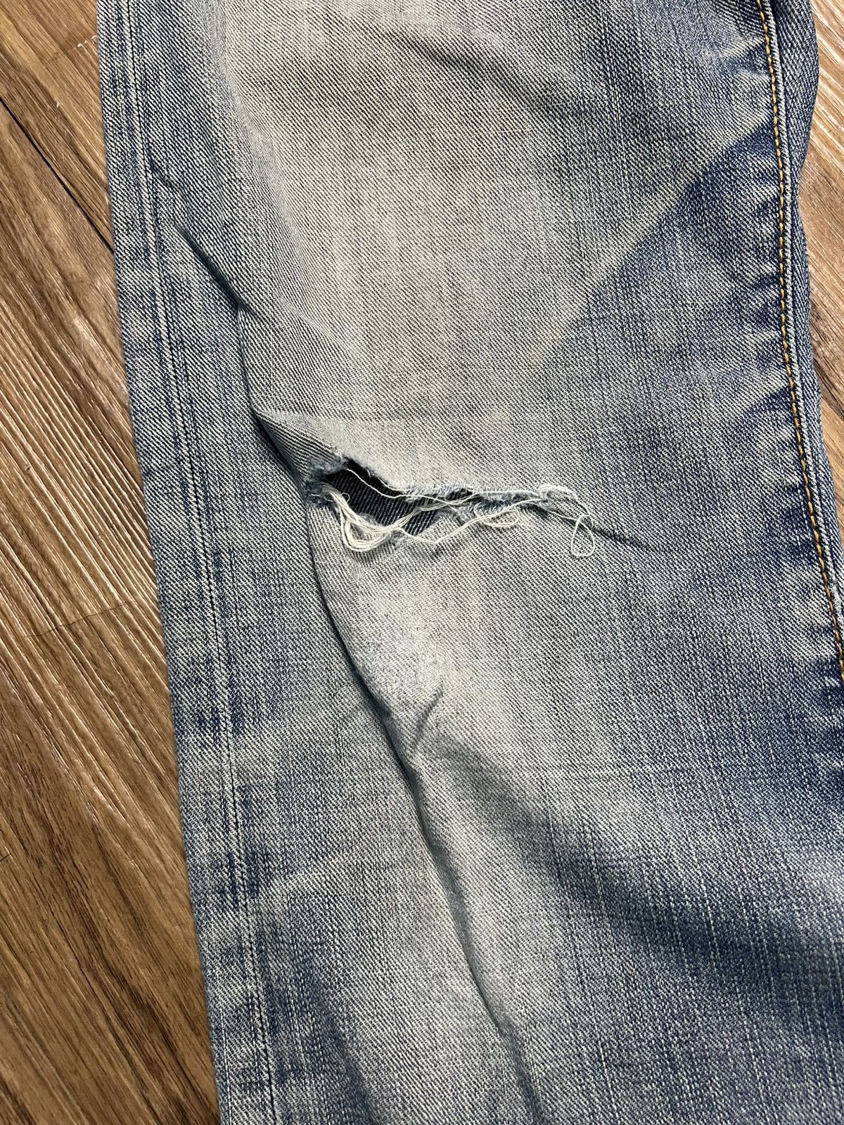 Edwin VINTAGE Edwin BLUE TRIP 503 Bootcut Red Zipper Jeans (43) Size US 28 / EU 44 - 5 Thumbnail