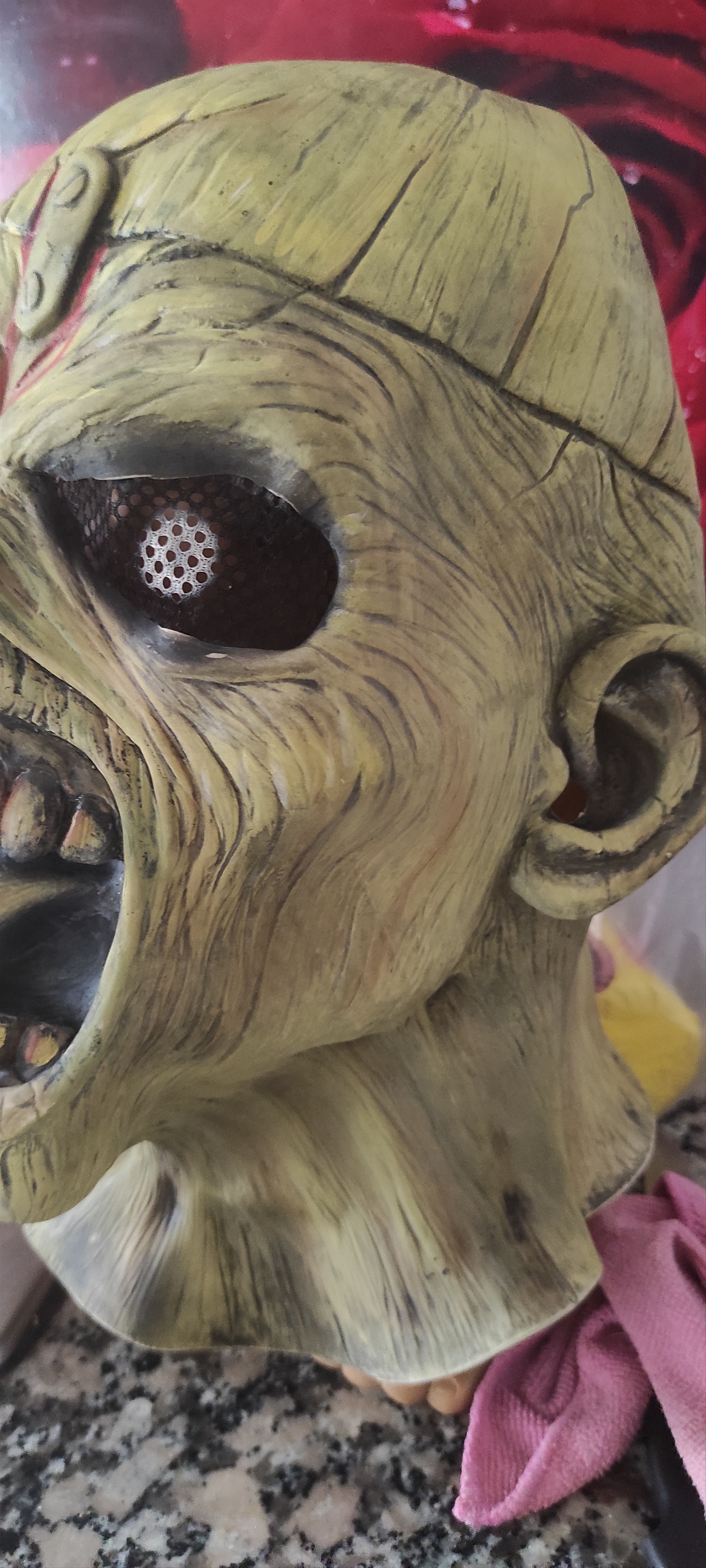 Iron Maiden Iron Maiden Eddie “Piece of Mind” Costume Rubber Latex Mask Size ONE SIZE - 3 Thumbnail