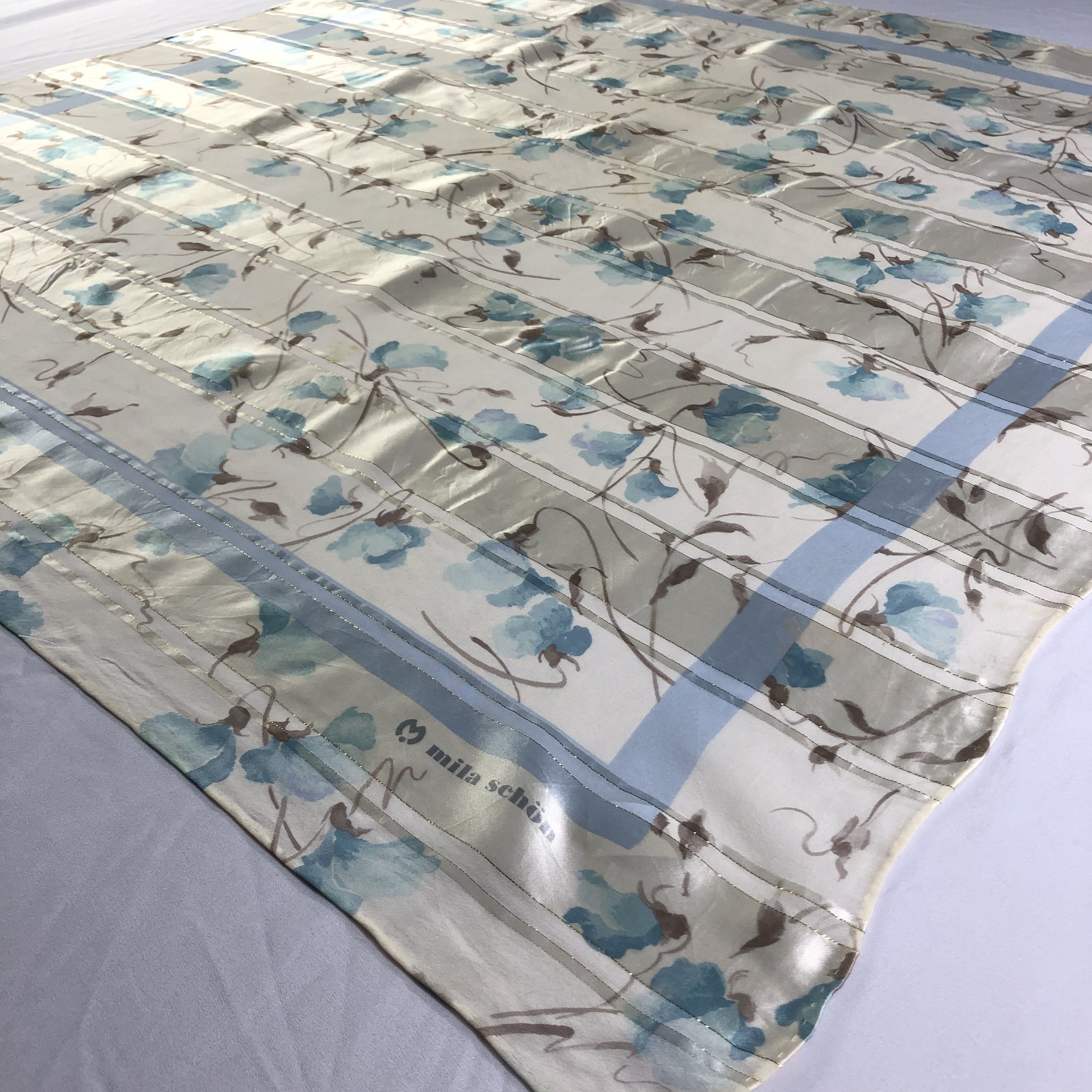 Mila Schon × Vintage Vintage Mila Schon Silk Scarf Size ONE SIZE - 5 Thumbnail