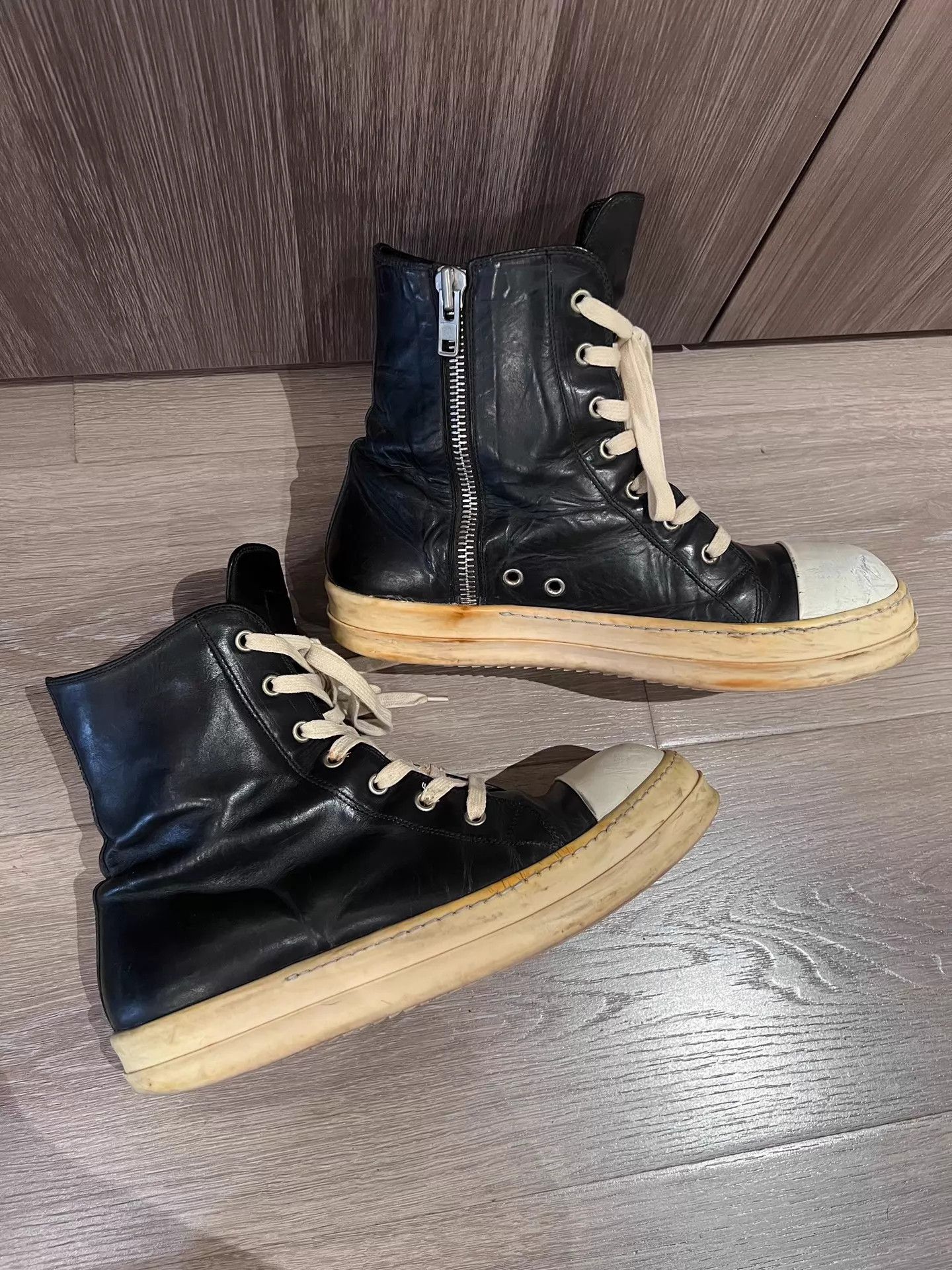 Rick Owens Rick Owens Mainline Horse Leather 15FW Converse 42 Size US 9 / EU 42 - 2 Thumbnail