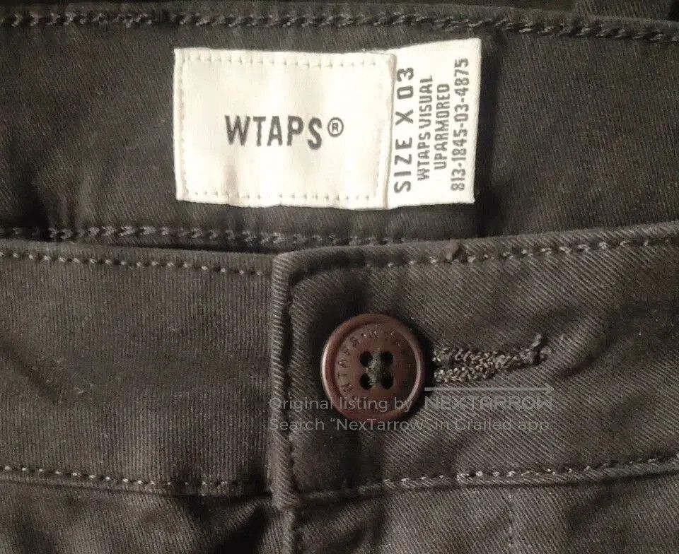 Wtaps WTAPS Military Cargo Pants. Size US 33 - 5 Thumbnail