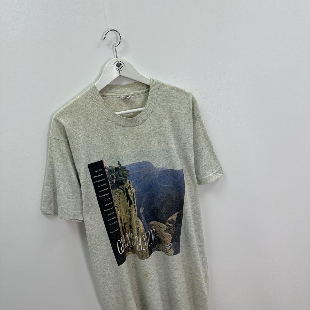 Fruit Of The Loom Vintage 90s Grand Canyon Washington FOTL tee y2k single Size US L / EU 52-54 / 3 - 3 Thumbnail