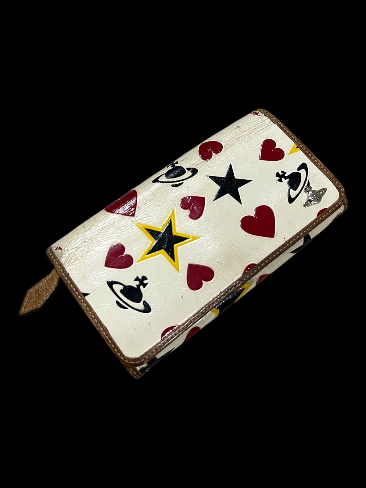 Vivienne Westwood OG Vivienne Westwood Orb Logo "Star & Heart" Leather Wallets Size ONE SIZE - 1 Thumbnail
