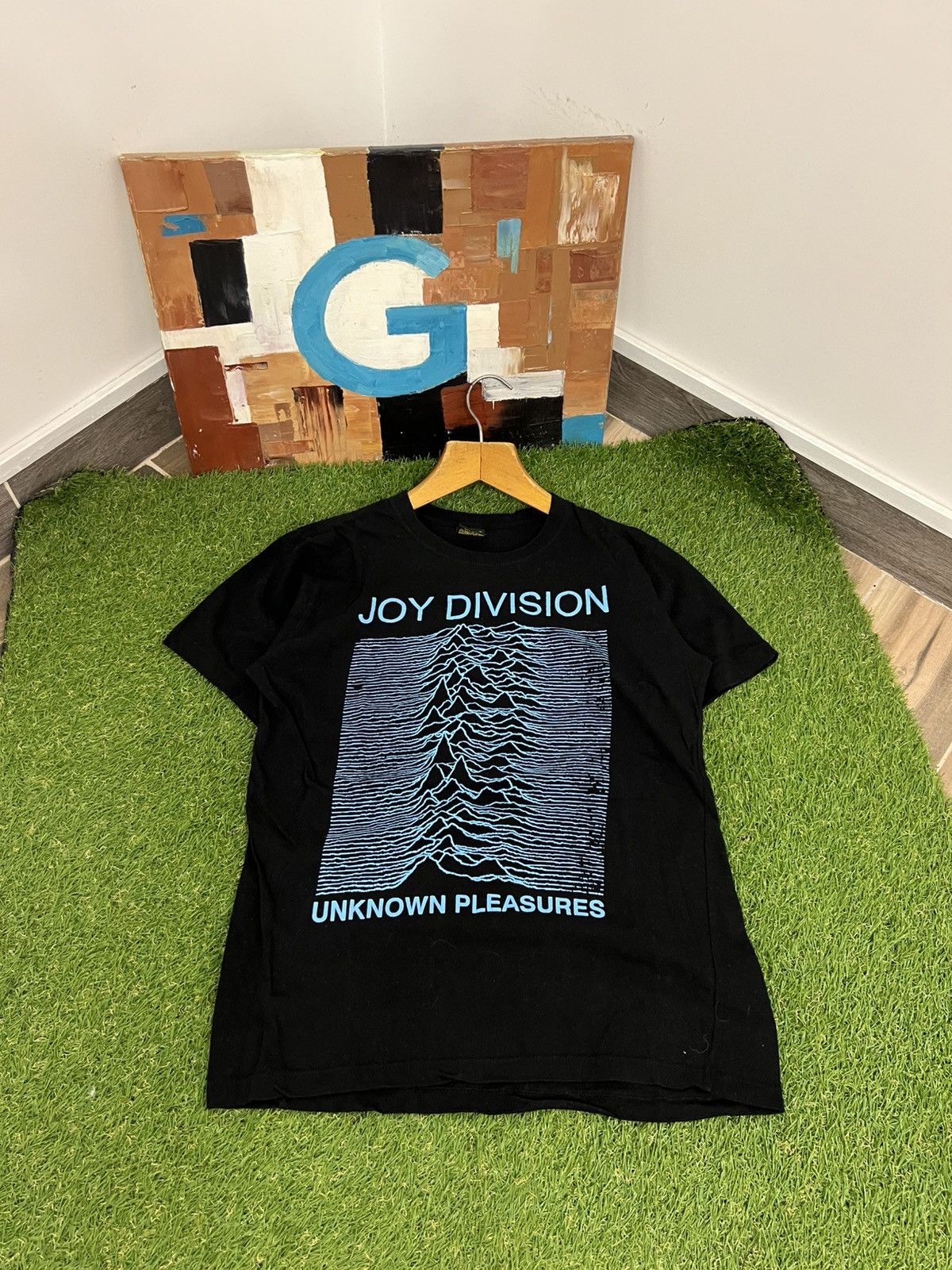 Band Tees × Vintage Vintage Joy Division Unknown Pleasure Boxy T-shirt S Size US S / EU 44-46 / 1 - 1 Thumbnail