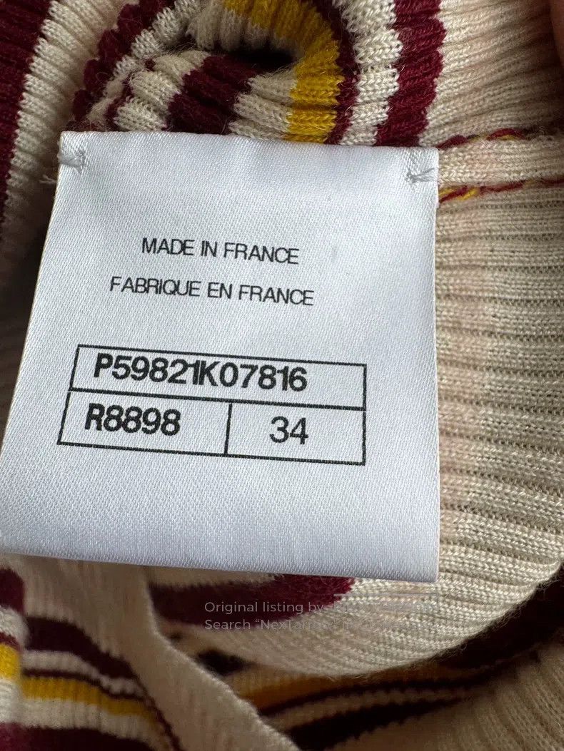 Chanel Chanel 18B striped knitwear Size XXS / US 00 / IT 34 - 6 Thumbnail