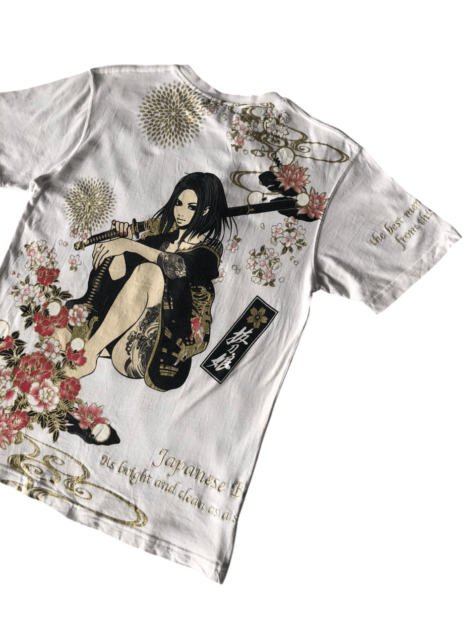 Japanese Brand Vintage Sukajan Divine Retribution Samurai Girl Size US M / EU 48-50 / 2 - 4 Thumbnail