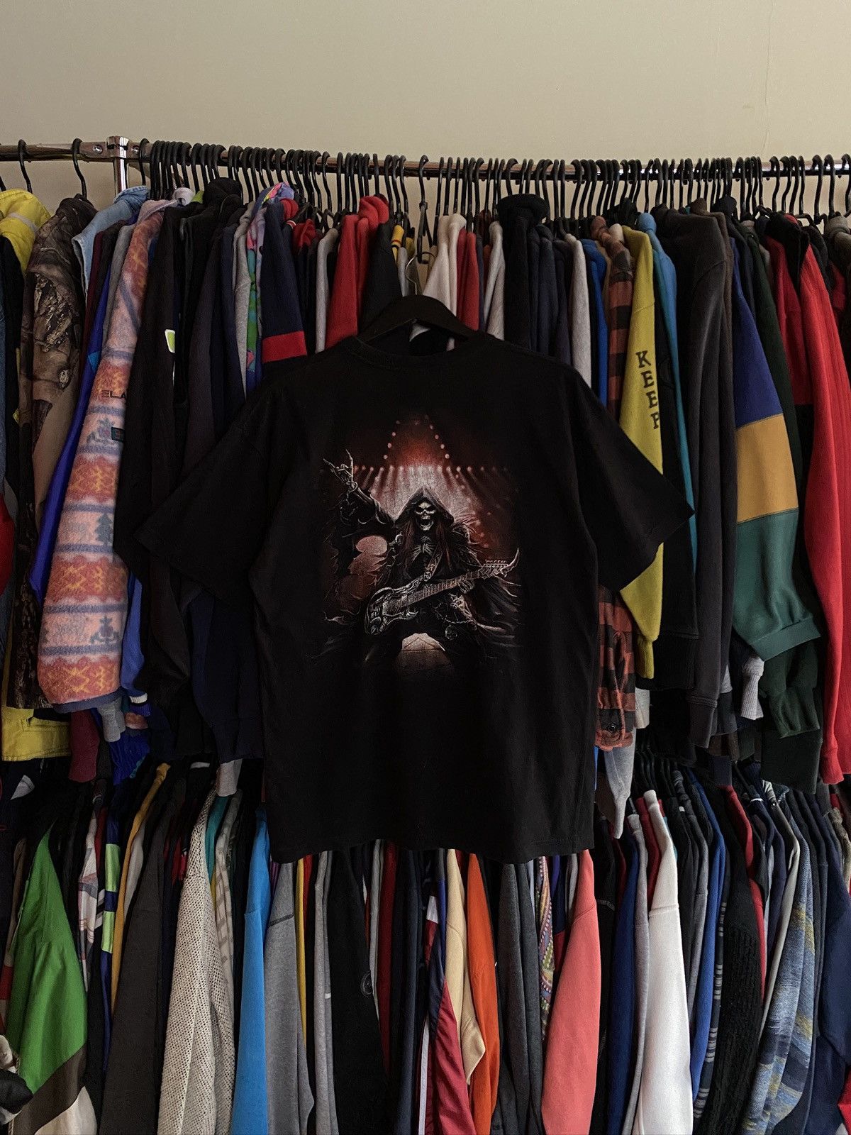 Other VINTAGE SPIRAL TRIBAL GOTHIC ROCK T-SHIRT 90s Size US L / EU 52-54 / 3 - 3 Thumbnail