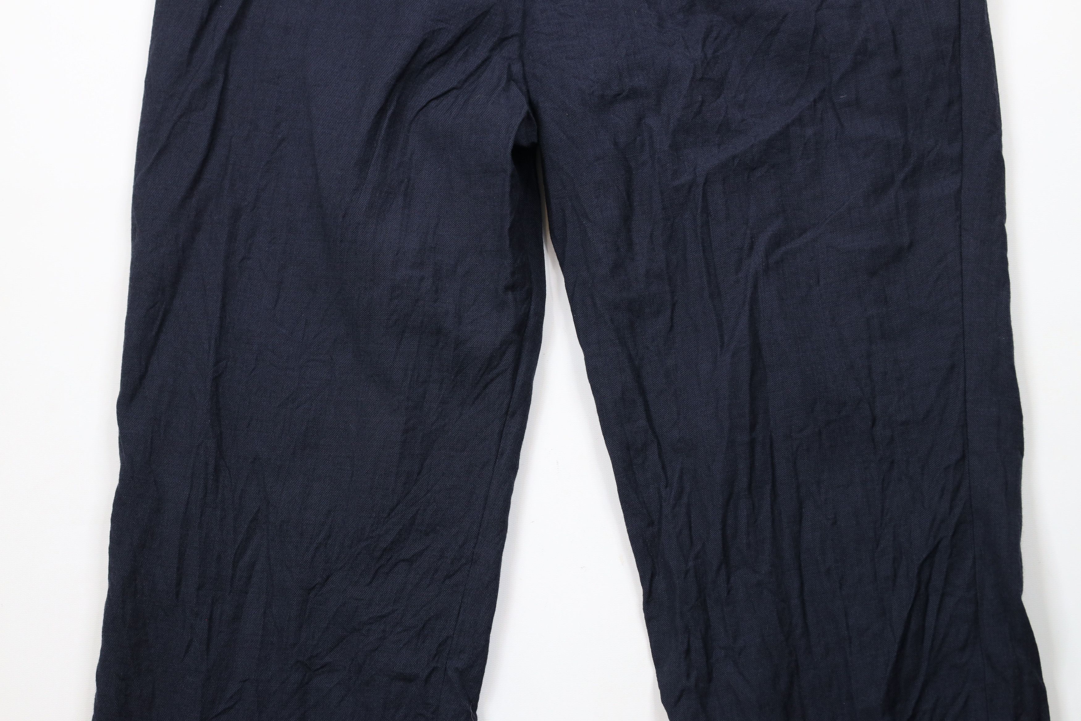 Vintage Vintage 90s Streetwear Pleated Wide Leg Chino Pants Blue Size US 34 / EU 50 - 10 Thumbnail