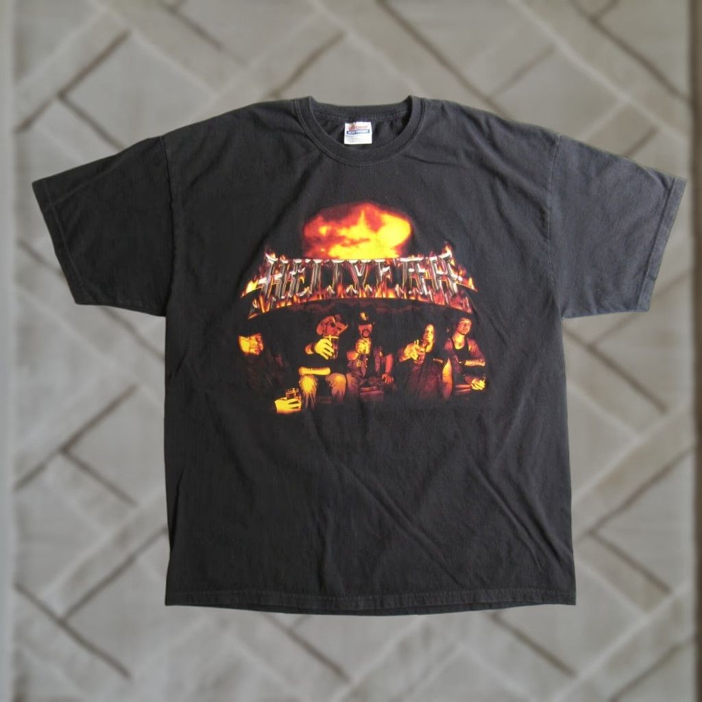 Hanes VINTAGE 90s Rod Stewart Concert Tour Graphic Tee Black XL  