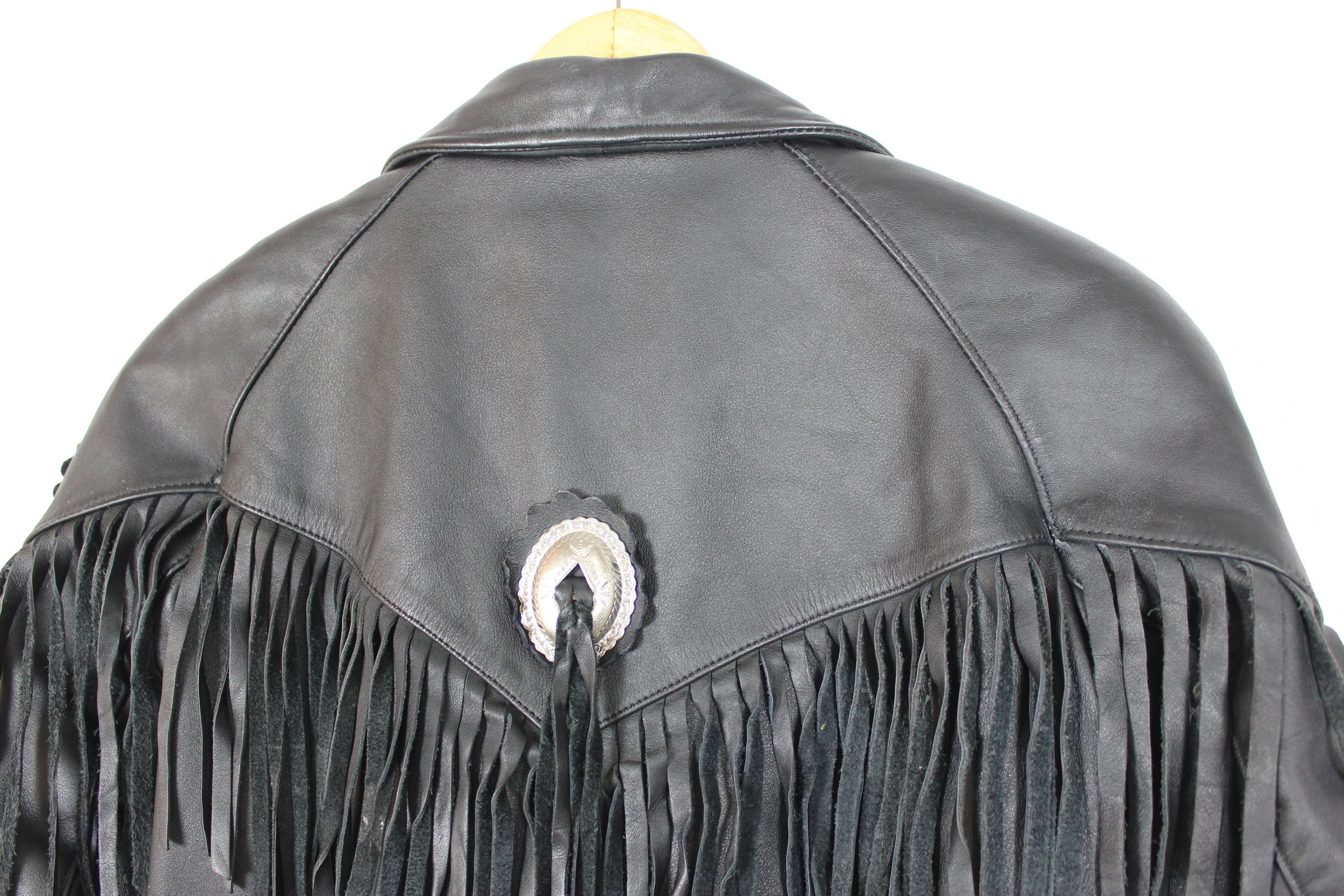 Cowboy Equipment × Leather × Vintage Echtes Leder Leather Jacket Size M Size M / US 6-8 / IT 42-44 - 10 Thumbnail