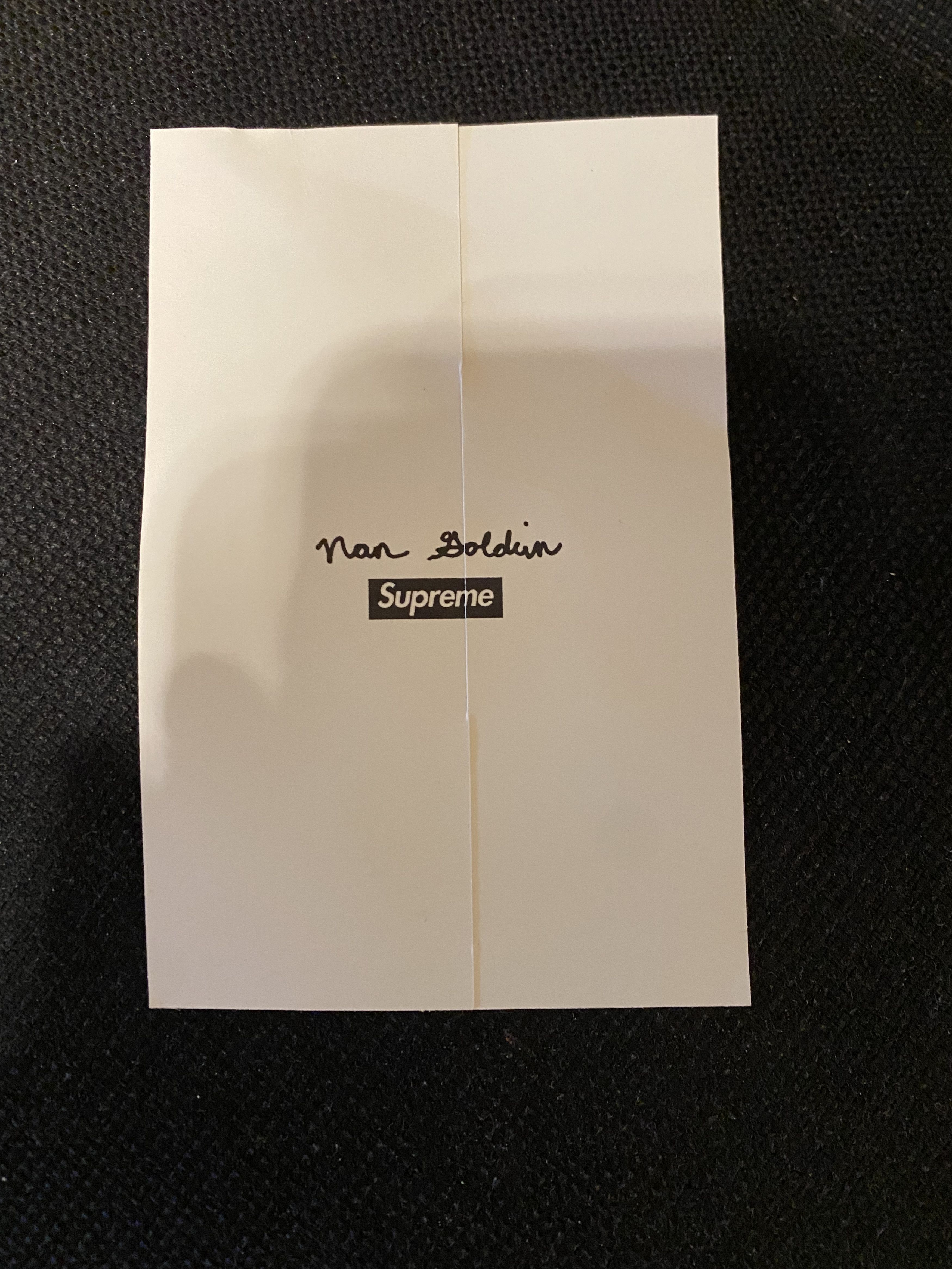 Supreme Supreme Nan Goldin Sticker Size ONE SIZE - 2 Thumbnail