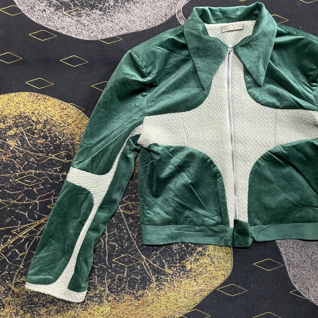 If Six Was Nine × Japanese Brand × Velour 💫Archive💫- BOOM BOOM Hybrid Cropped Jacket LGB ISWN Style Size US S / EU 44-46 / 1 - 9 Thumbnail