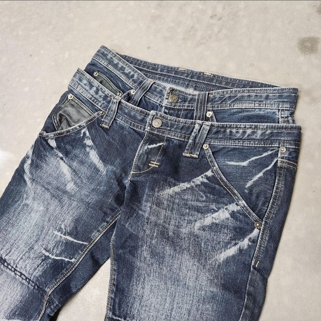 PPFM PPFM Double Waist Jeans Size US 31 - 2 Thumbnail