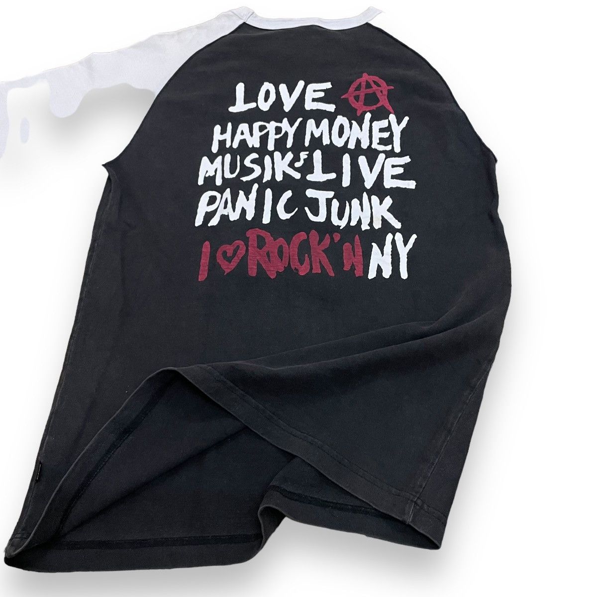 Seditionaries 🇯🇵 D.F.F DOCALME FORTY FIVE ANARCHY WORDING TSHIRT Size US M / EU 48-50 / 2 - 6 Thumbnail
