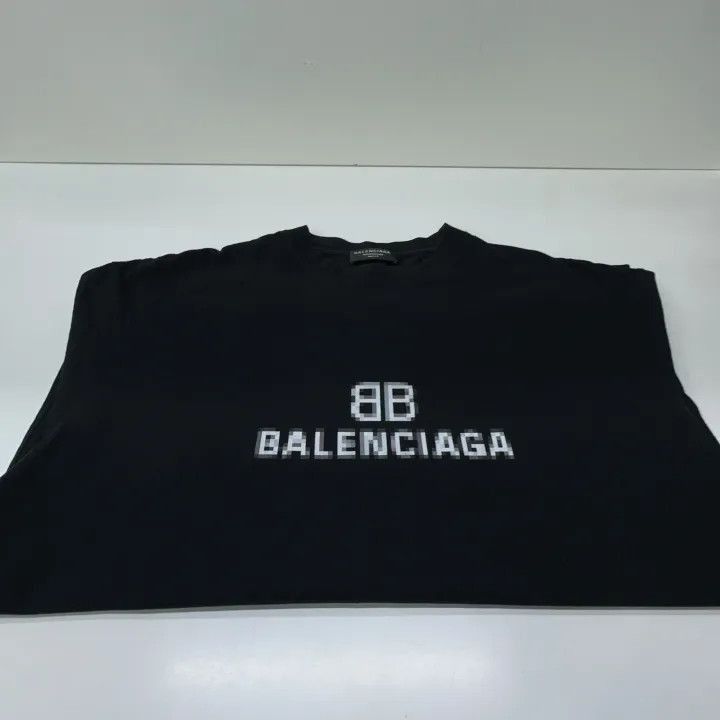 Balenciaga Balenciaga Balenciaga Black Graphic Short Sleeve TShirt -2 Size US S / EU 44-46 / 1 - 4 Thumbnail