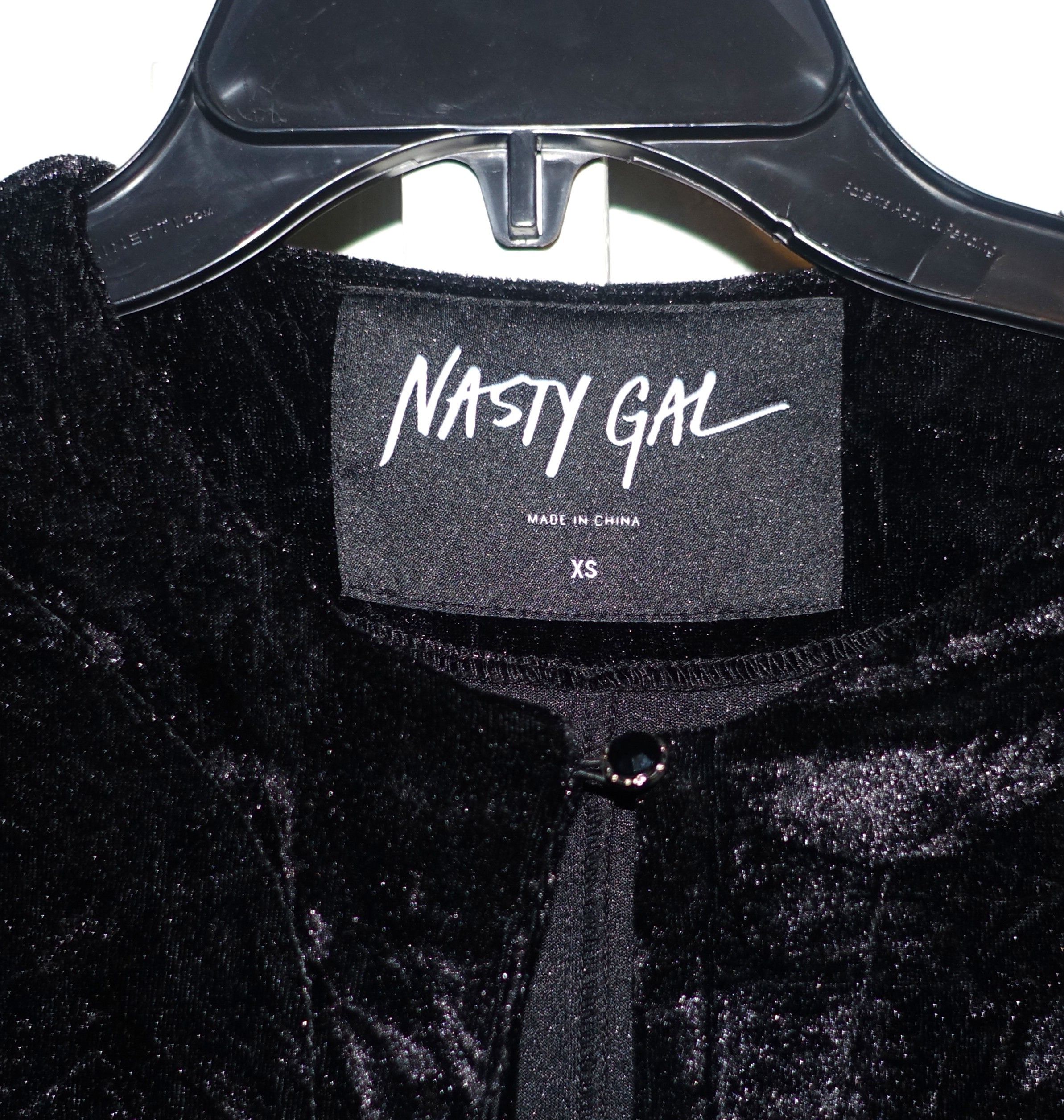 Nasty Gal Nasty Gal Black Velvet Cape XS Size XS / US 0-2 / IT 36-38 - 8 Thumbnail