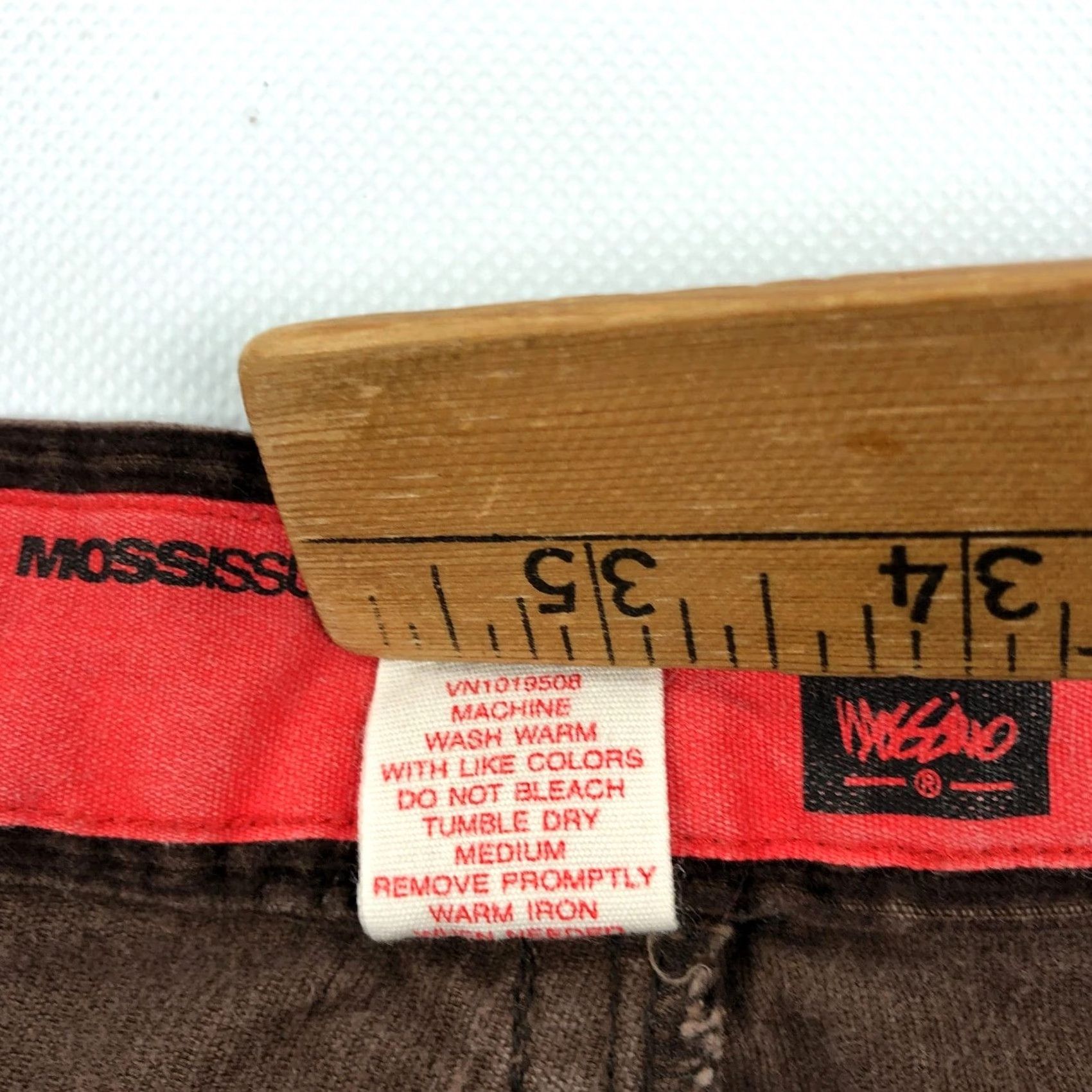 Mossimo Mossimo Men's Brown Corduroy Pants 38x30 Button Fly Straight Leg Size US 38 / EU 54 - 4 Thumbnail