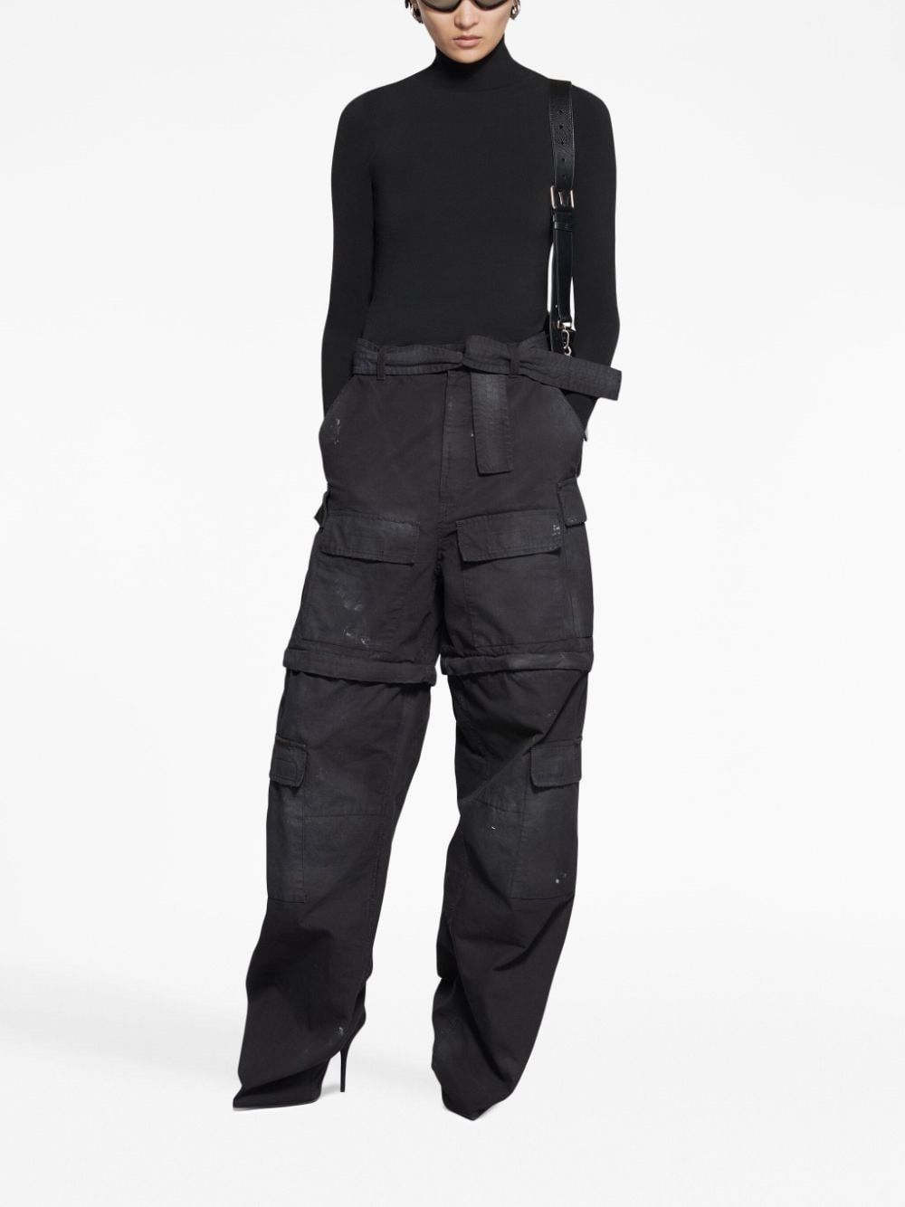 Balenciaga o1mt1gz1224 Gloves Sweater in Black Size US S / EU 44-46 / 1 - 3 Thumbnail
