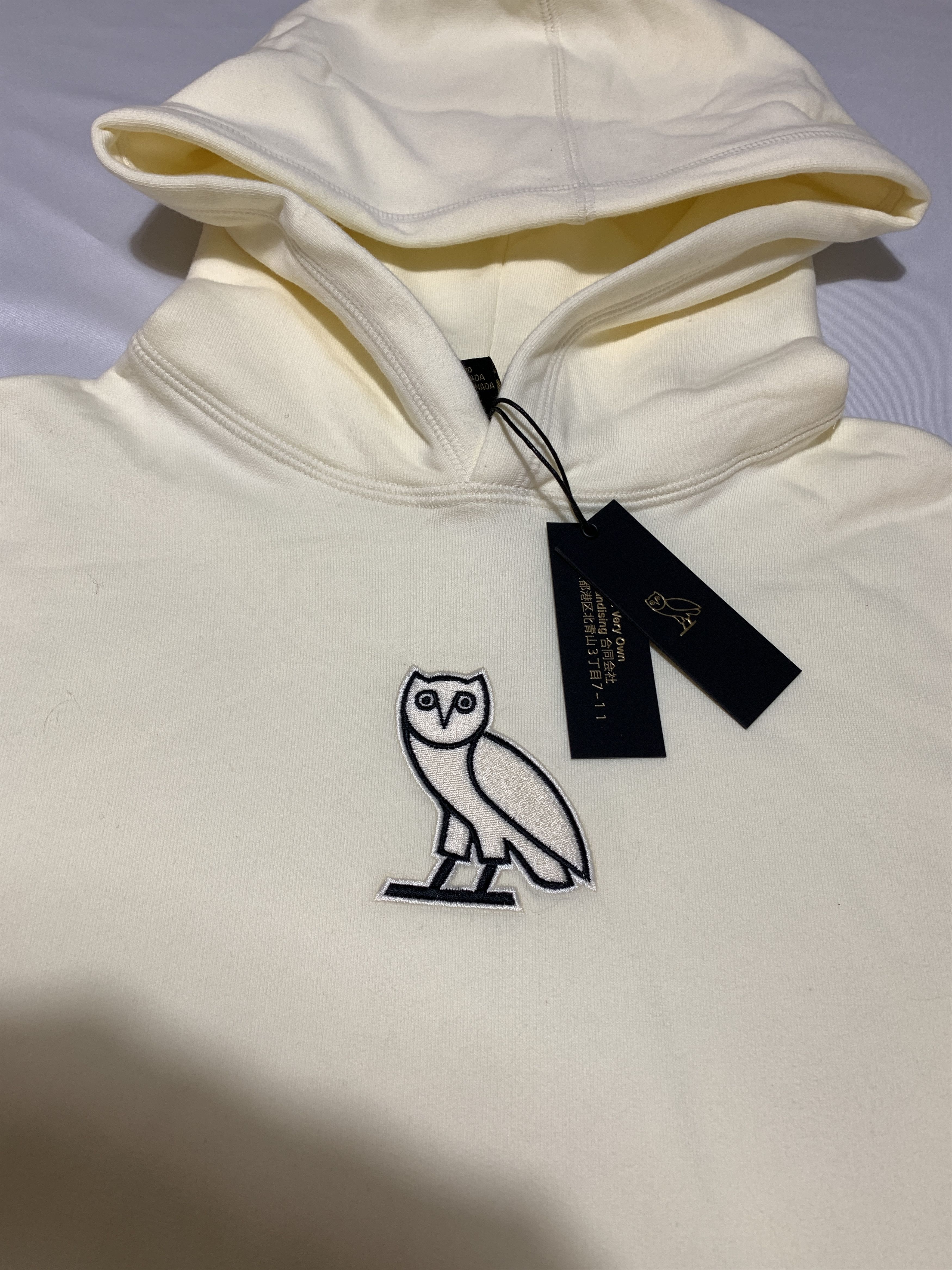 Drake *RARE* OVO CREAM CLASSIC OWL HOODIE FIRST DROP Size US S / EU 44-46 / 1 - 3 Thumbnail