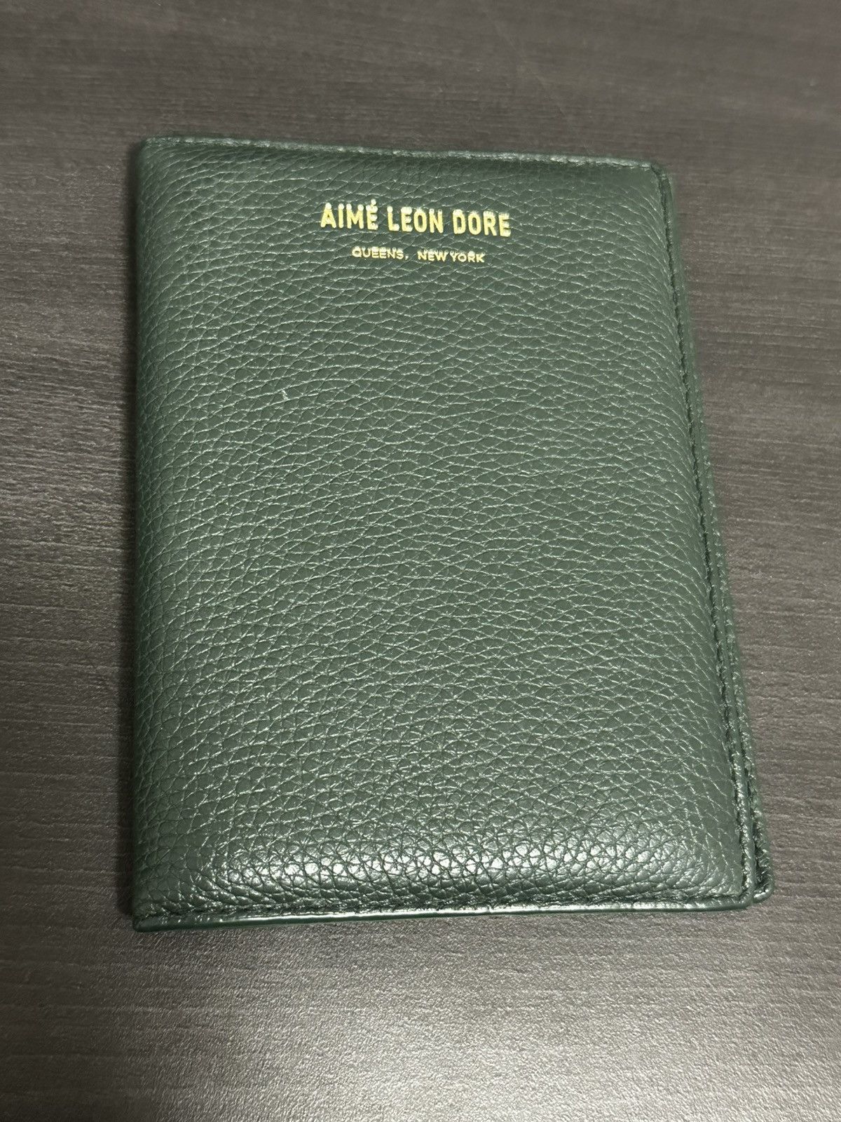 Aime Leon Dore Aime Leon Dore Passport Holder - Forest Green Size ONE SIZE - 3 Thumbnail