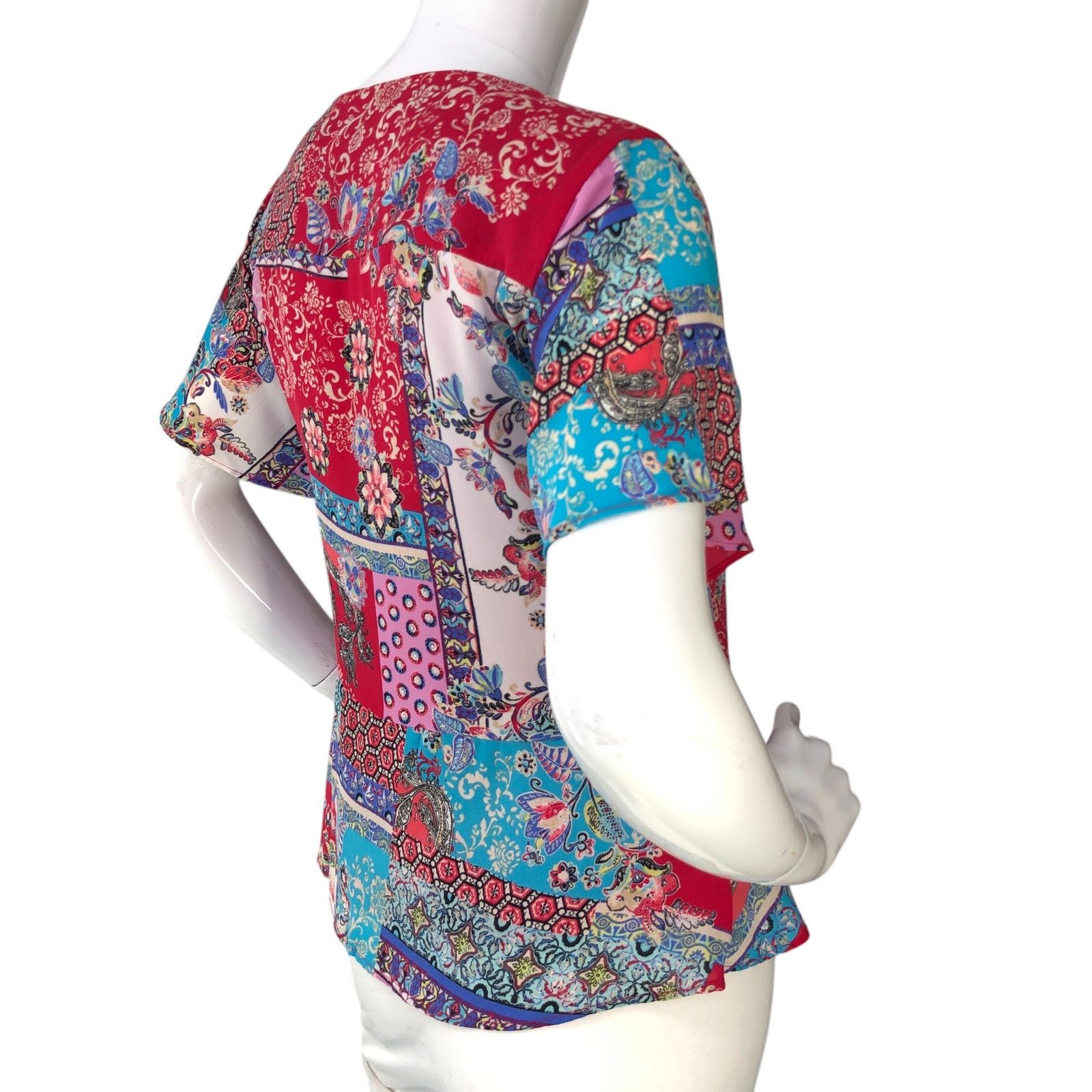 Chicos Chicos Size Petite 00P US 0/2P Top Peplum Flutter Sleeve Size XS / US 0-2 / IT 36-38 - 8 Thumbnail
