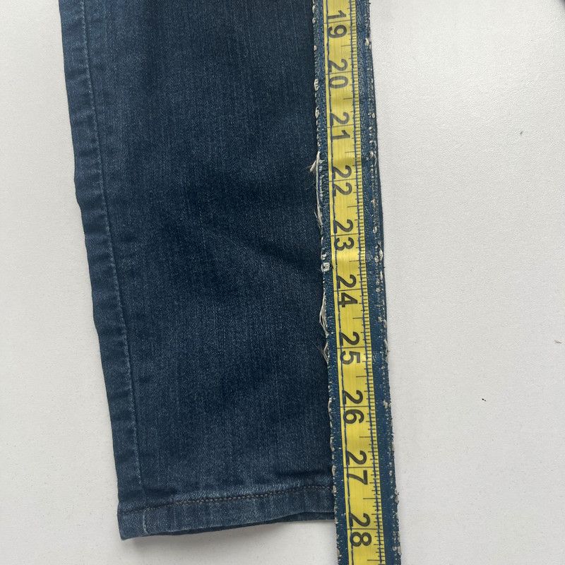 Ann Taylor Ann Taylor Women's Skinny Ankle Modern Fit Jeans Dark Blue 8 Size 32" / US 10 / IT 46 - 4 Thumbnail