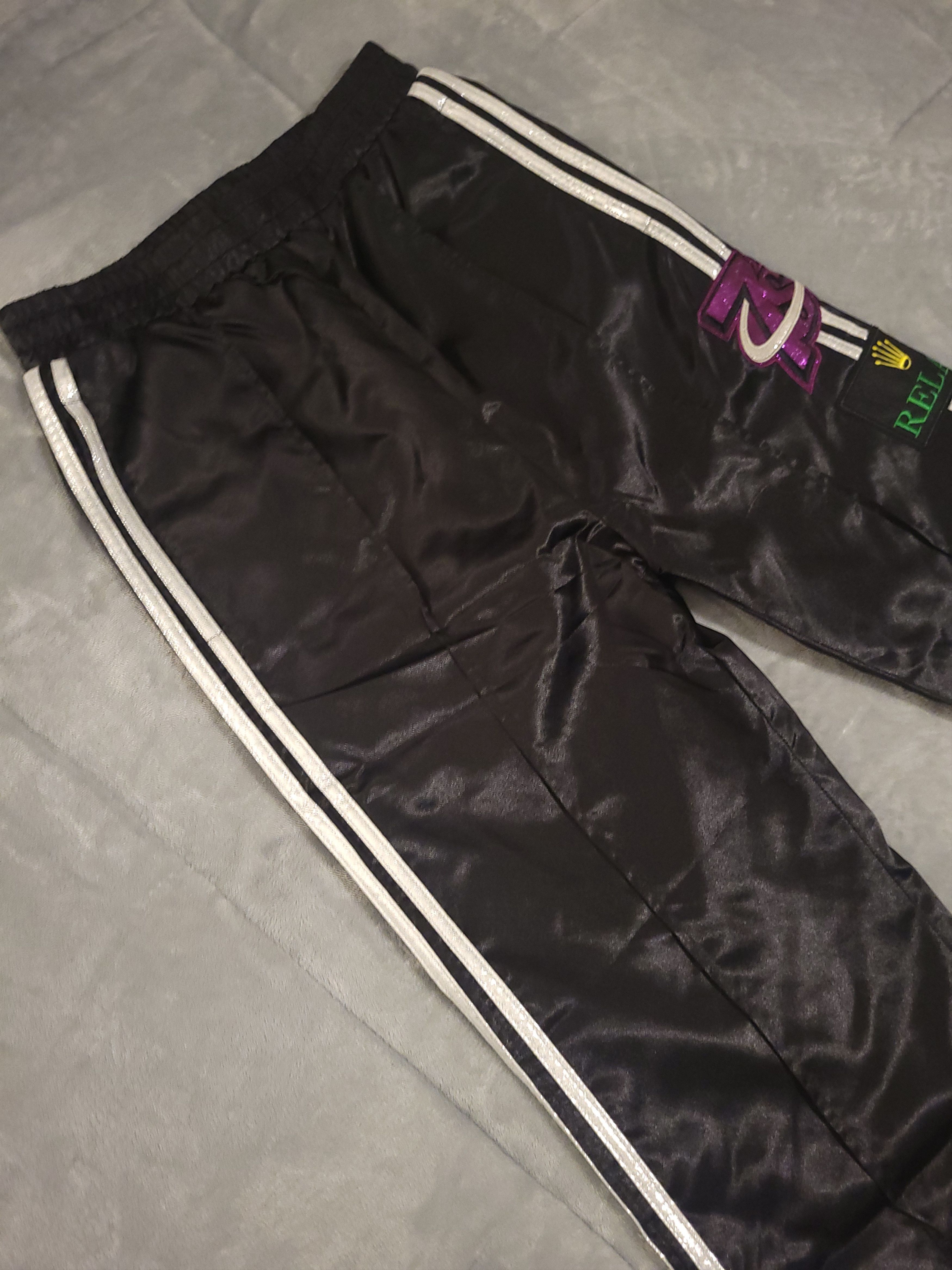 TRIPLE SEVENS Triple Sevens- Back Satin Trackpants- Men's Size Medium-BNWT Size US 30 / EU 46 - 4 Thumbnail