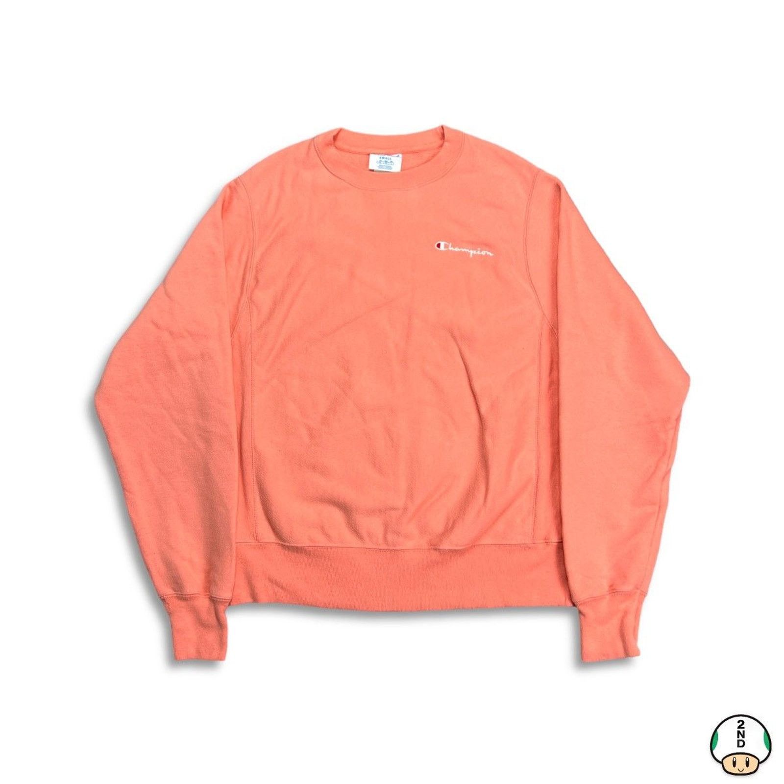 Champion × Vintage Champion Sweatshirt Reverse Weave Script Spell Out Pullover Size US S / EU 44-46 / 1 - 1 Thumbnail
