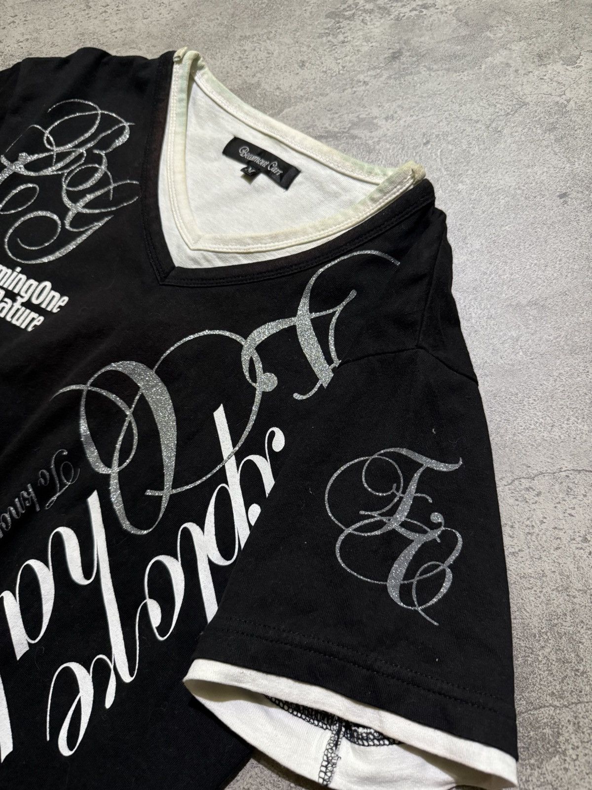 Hysteric Glamour Y2k Beamont carr double layer ifsixwasnine Tee Size US M / EU 48-50 / 2 - 3 Thumbnail